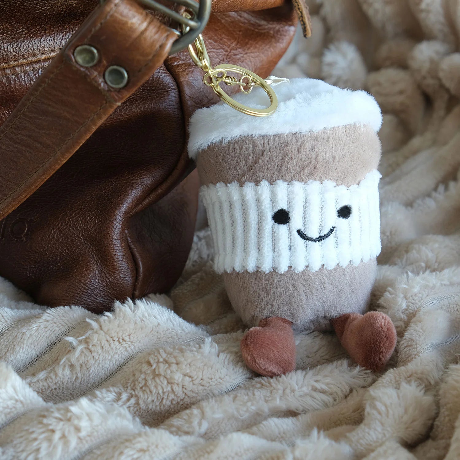 Coffee-to-Go Plush Bag Charm