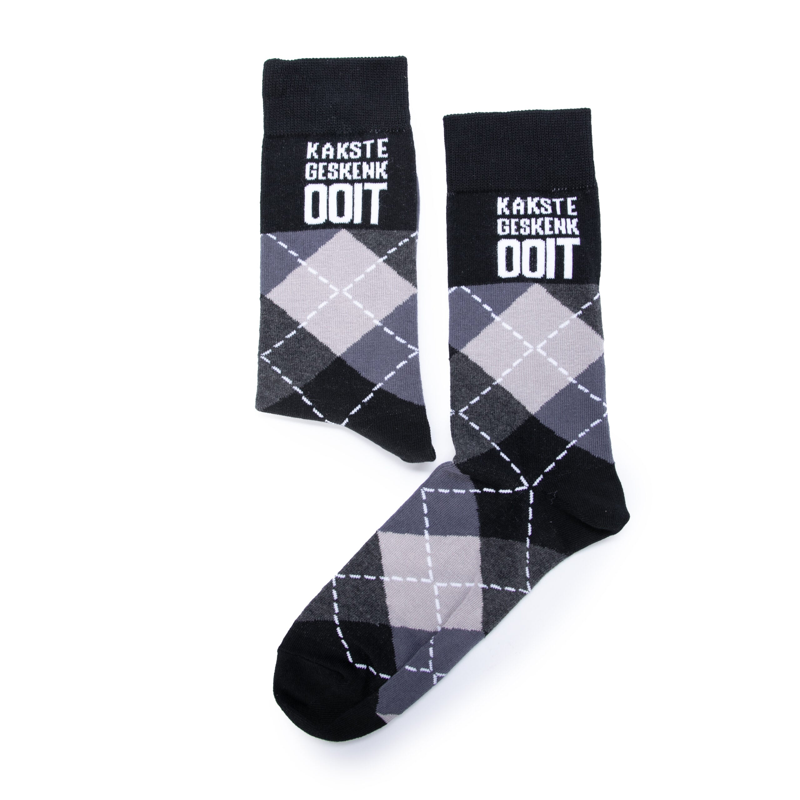 “Kakste Geskenk Ooit” Socks (new design!)