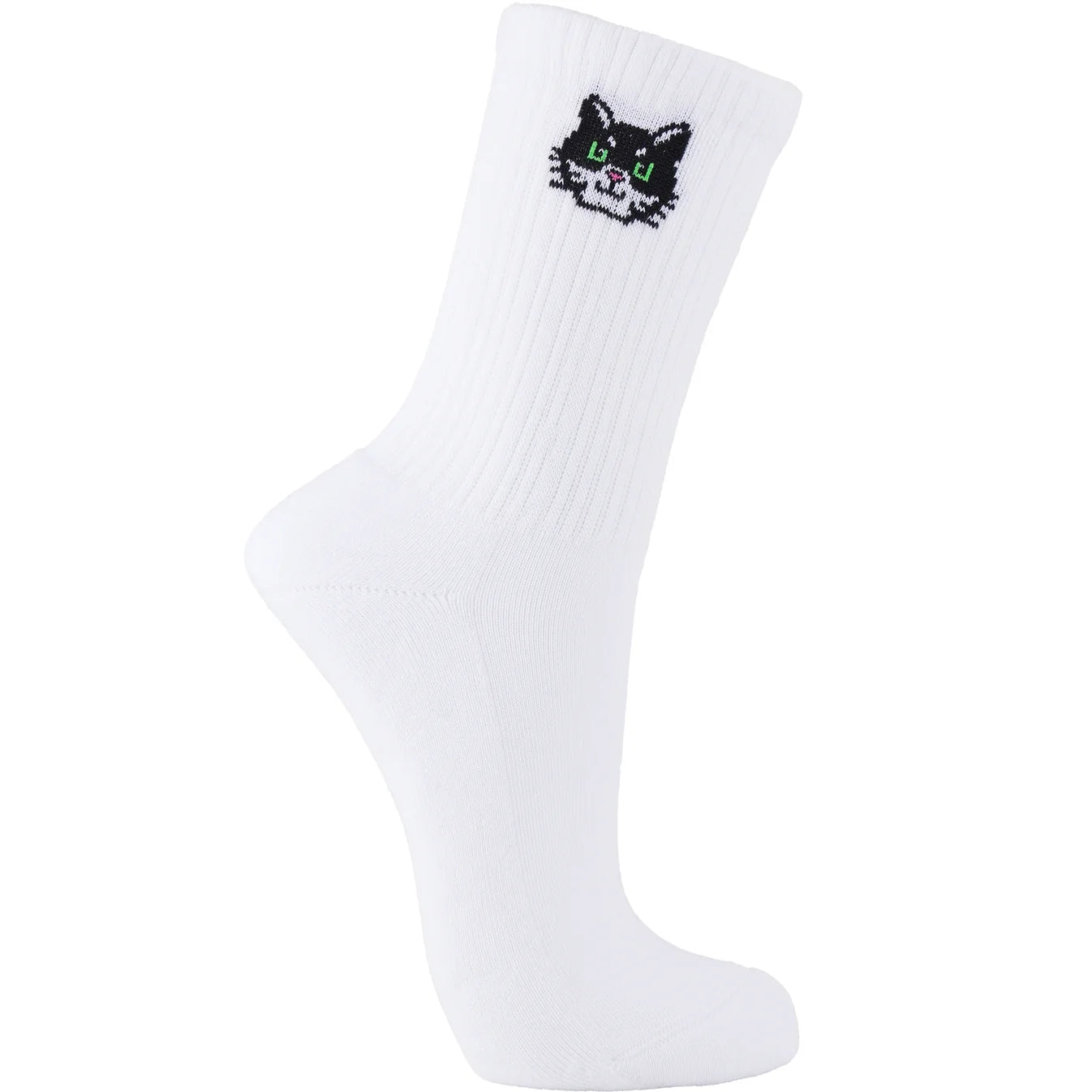 "Kitty Cat" Ladies' Ribbed Cotton Socks