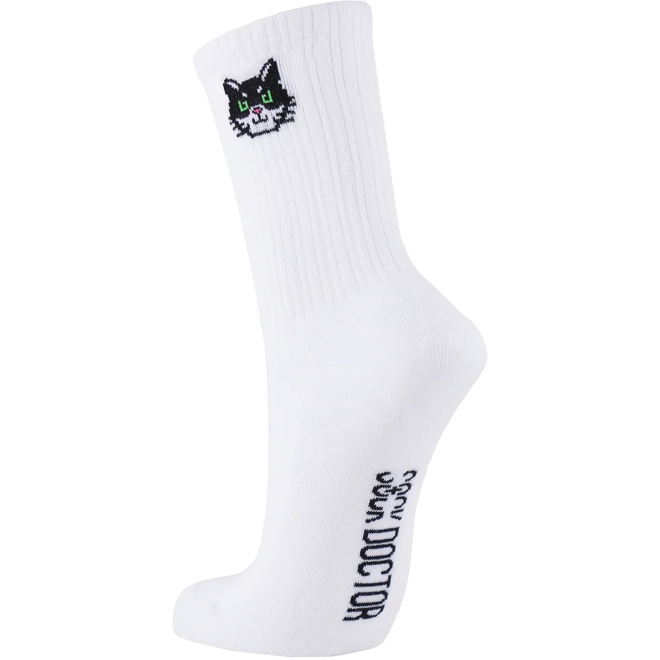 "Kitty Cat" Ladies' Ribbed Cotton Socks