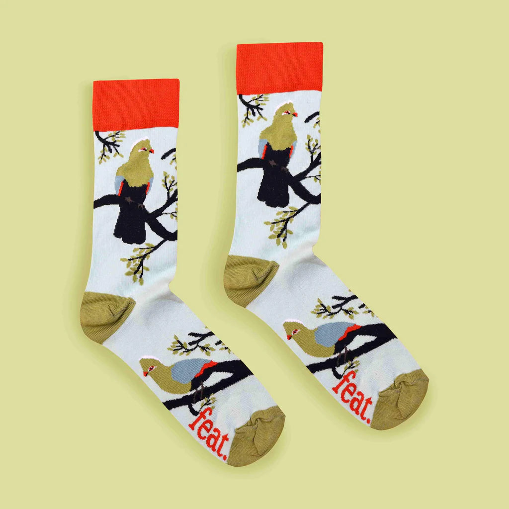 Knysna Loerie Socks (His & Hers sizes)