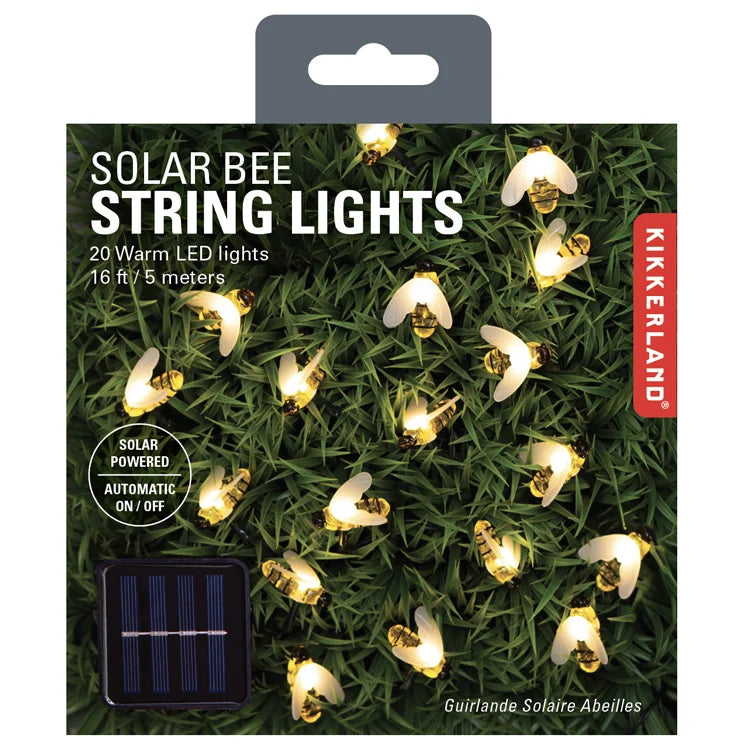 Bee Solar-Powered String Lights
