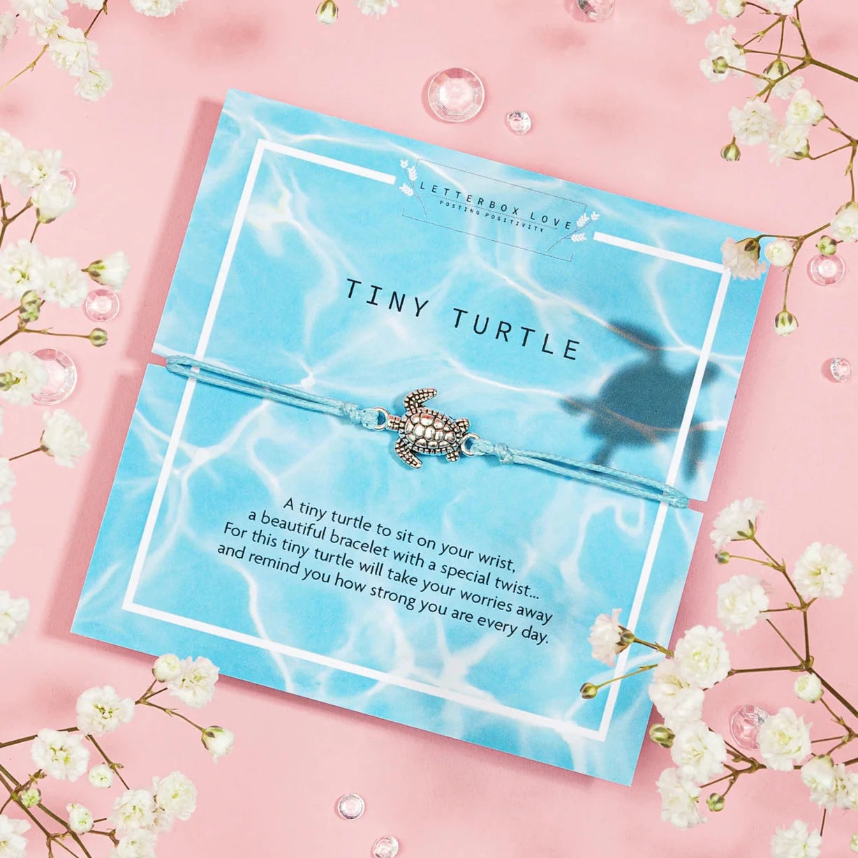 "Tiny Turtle" Keepsake Bracelet and Card Set