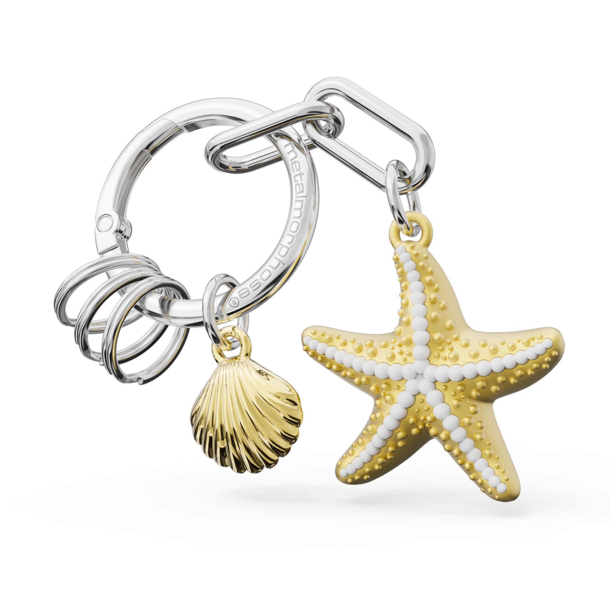 Starfish Premium Metal Keyring