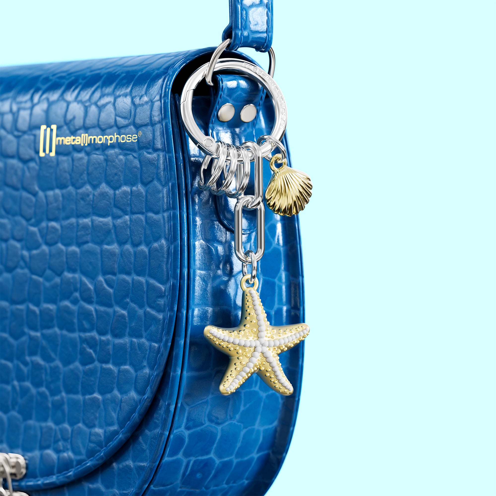 Starfish Premium Metal Keyring