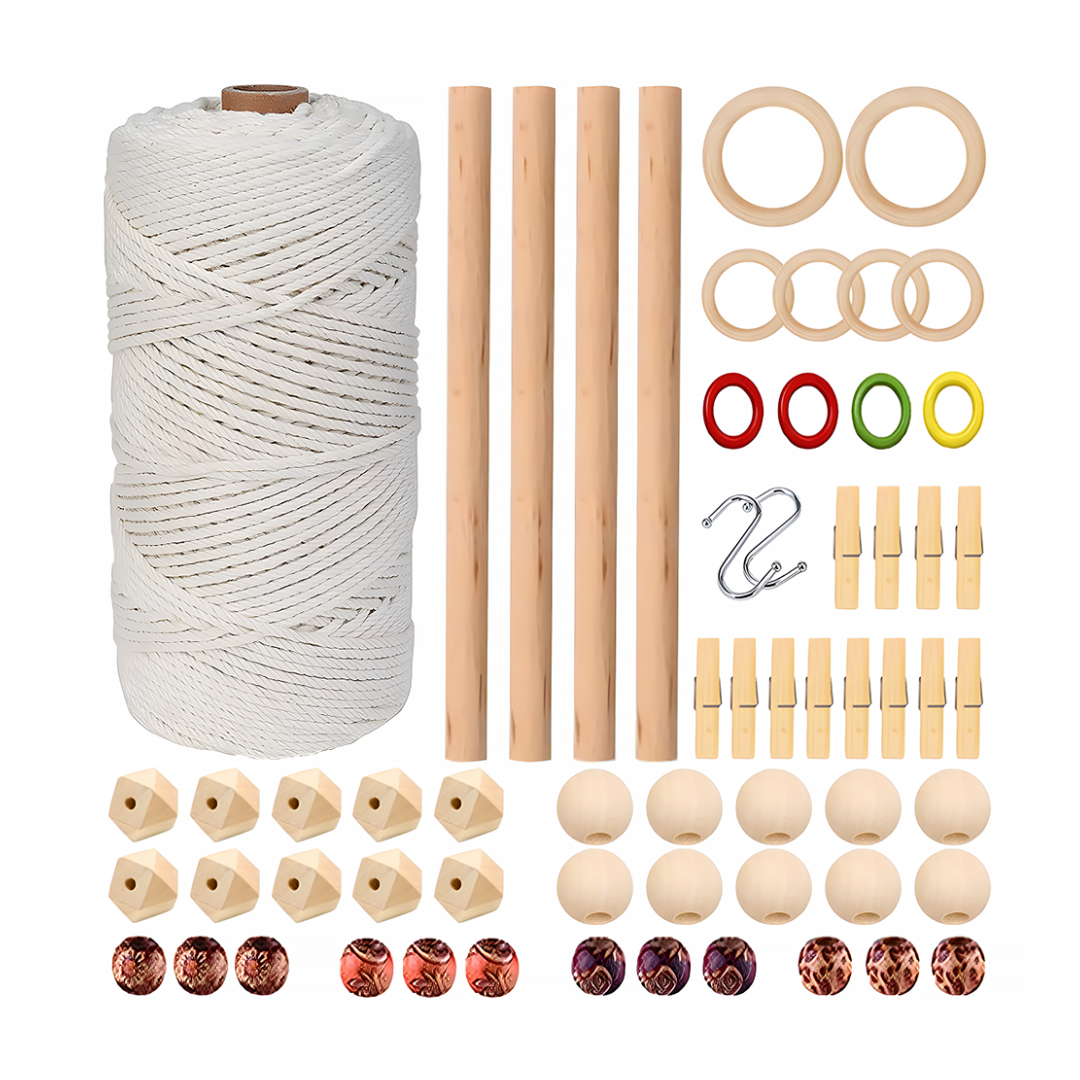 Macrame DIY Starter Kit (63pc)