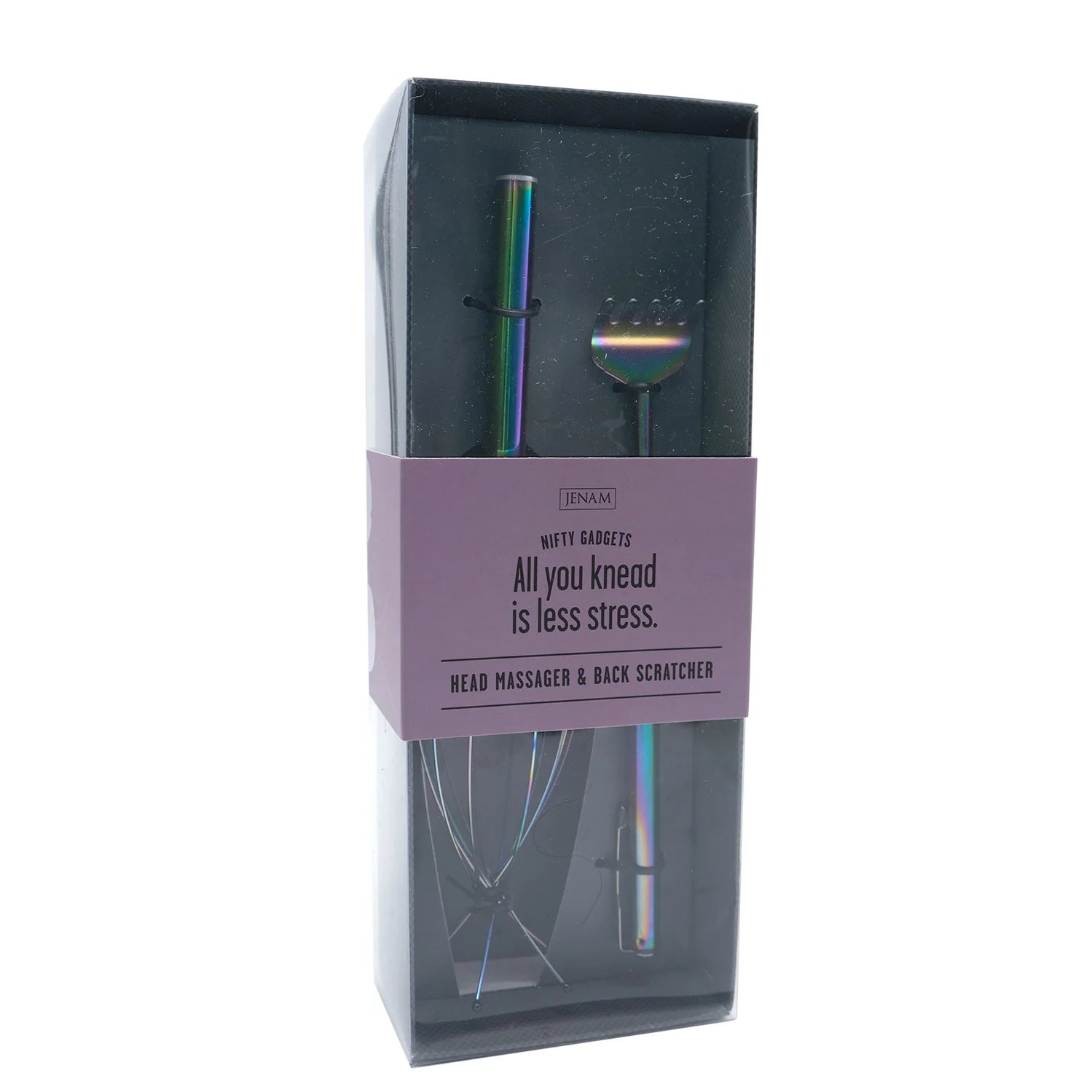 Head Massager and Back Scratcher Gift Set