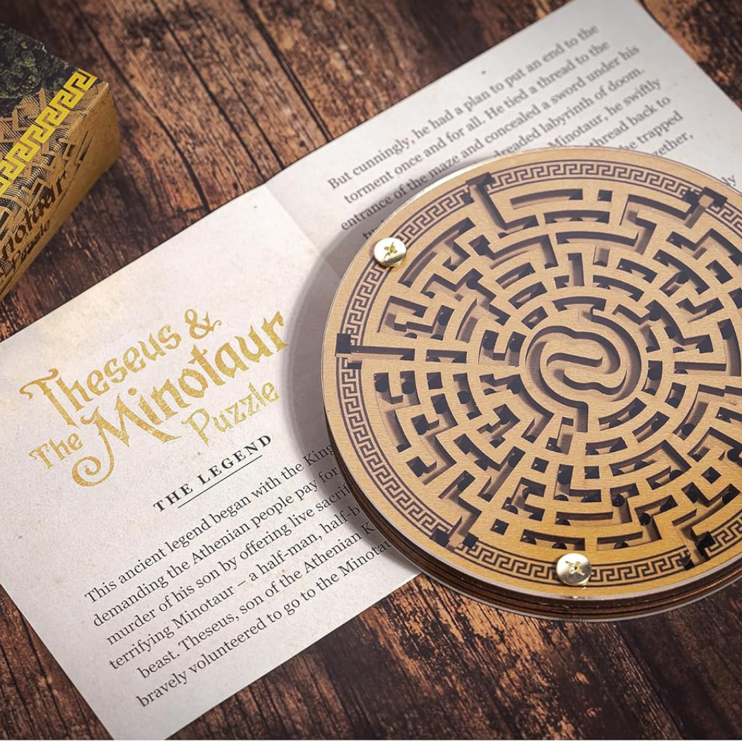 Myths & Legends Puzzle Collection: Theseus and the Minotaur Labyrinth Puzzle