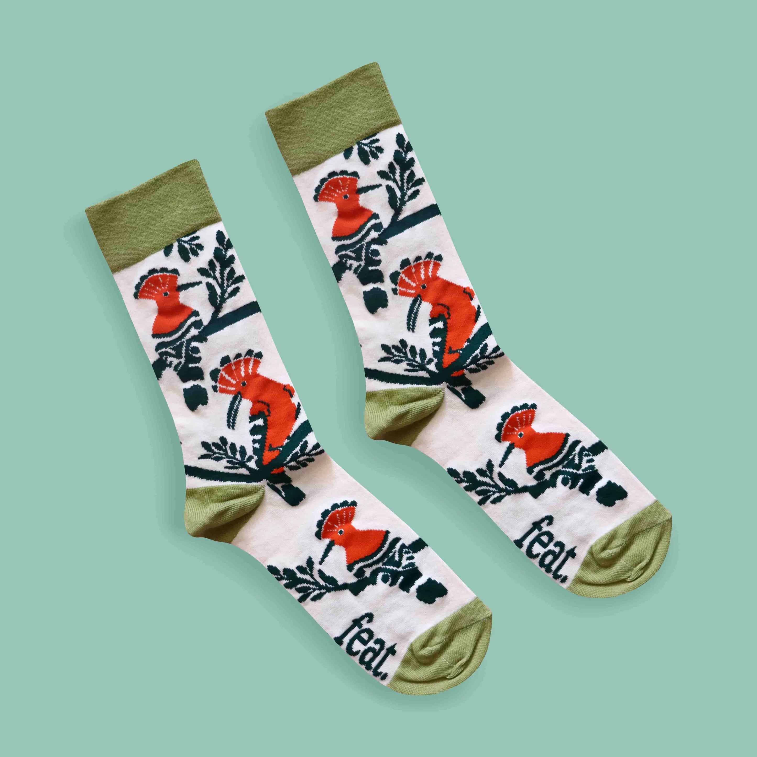 Hoopoe Socks (His & Hers sizes)