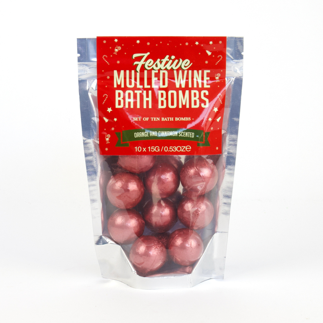 Festive Mulled Wine Bath Bombs