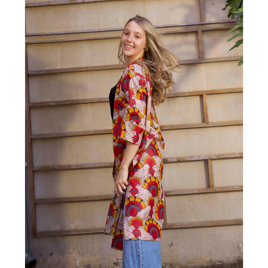African Wax Print Multi-Wear Kimonos (new styles added!)