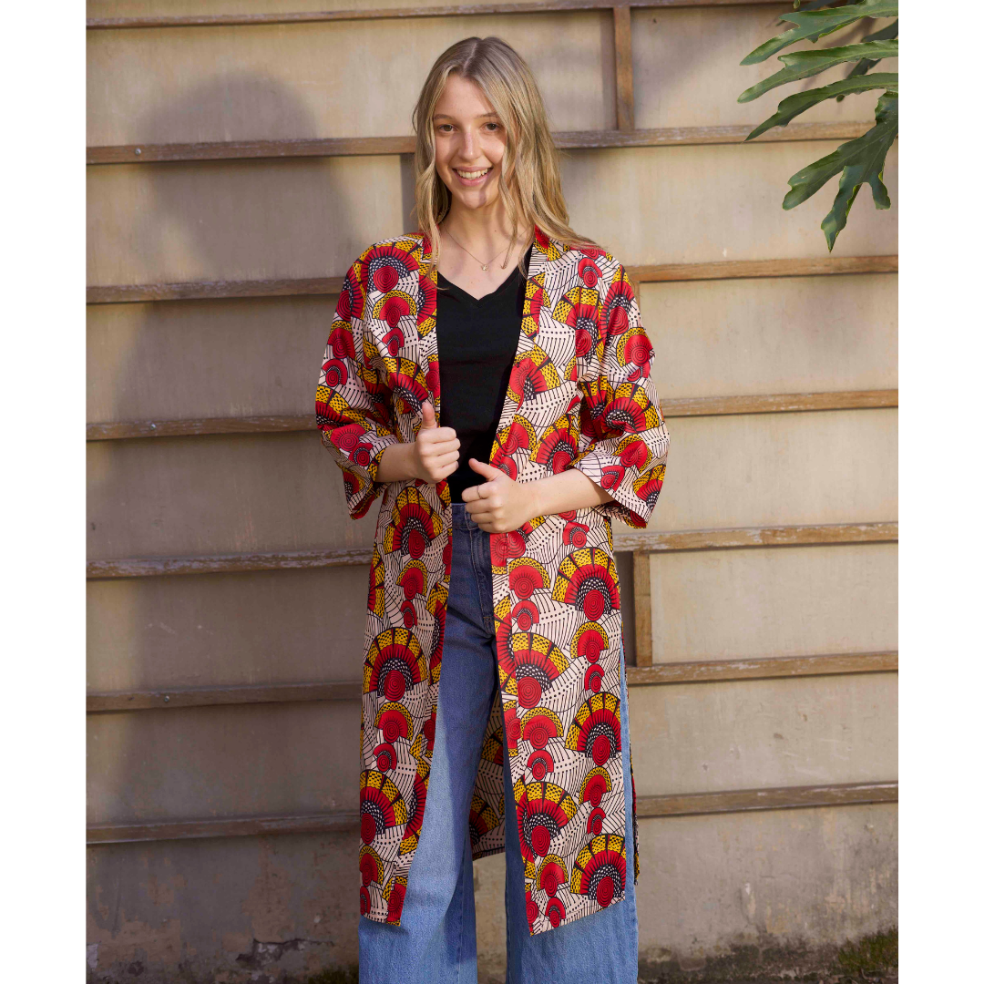 African Wax Print Multi-Wear Kimonos (new styles added!)