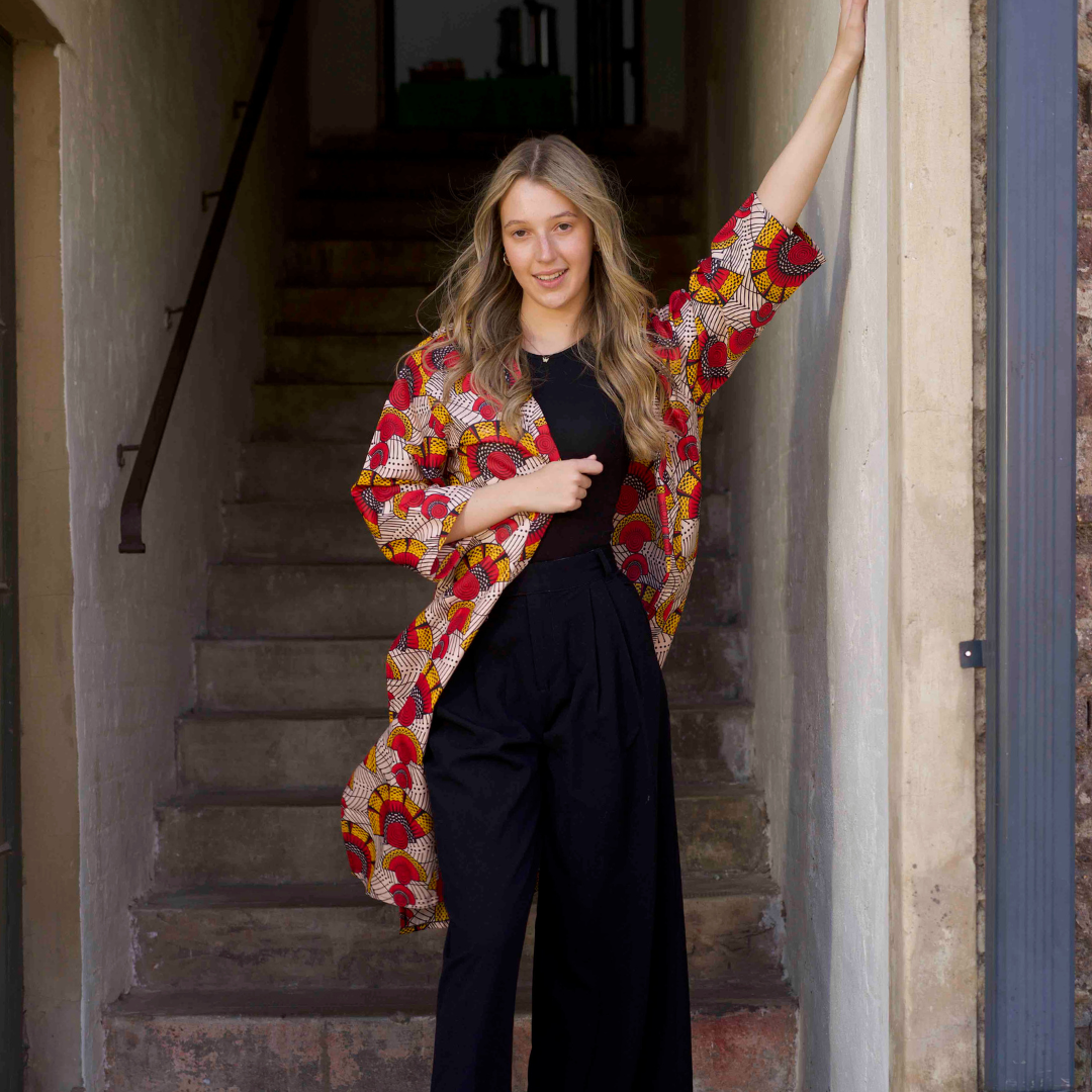 African Wax Print Multi-Wear Kimonos (new styles added!)
