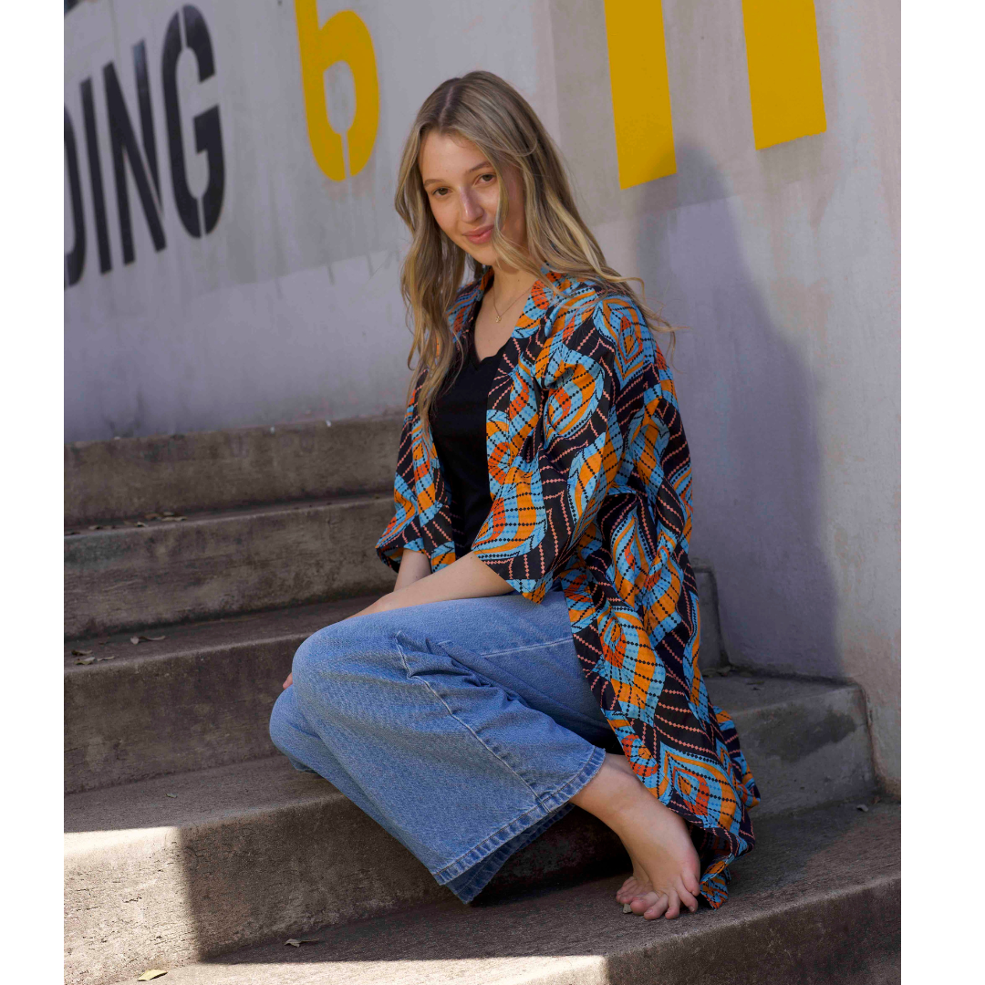 African Wax Print Multi-Wear Kimonos (new styles added!)