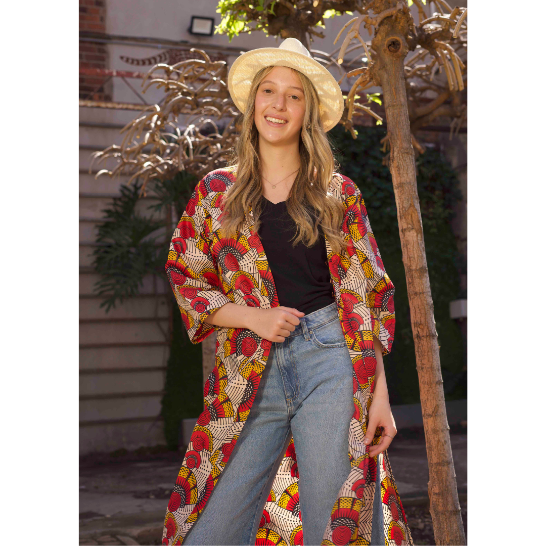African Wax Print Multi-Wear Kimonos (new styles added!)