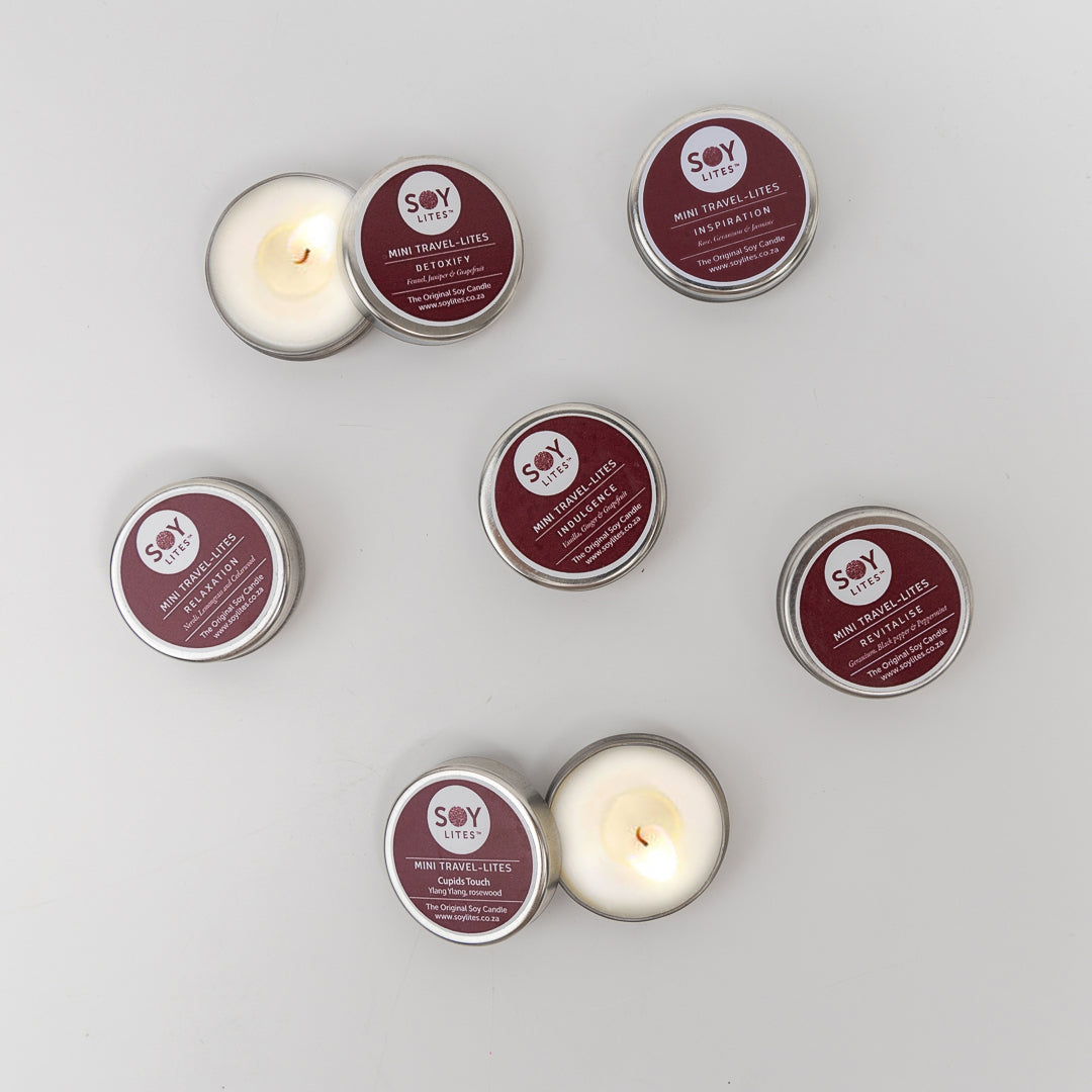 Soylites Mini Travel-Lites Massage Candle Gift Set (6 x 15ml)