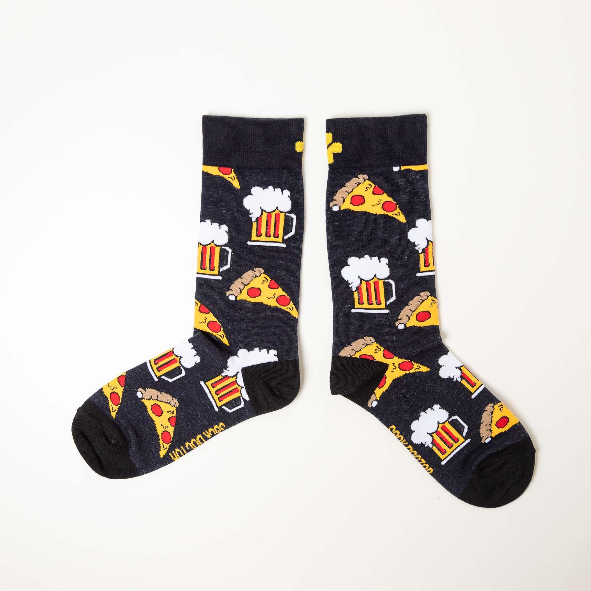 Men's "Cheat Day" Pizza and Beer Socks