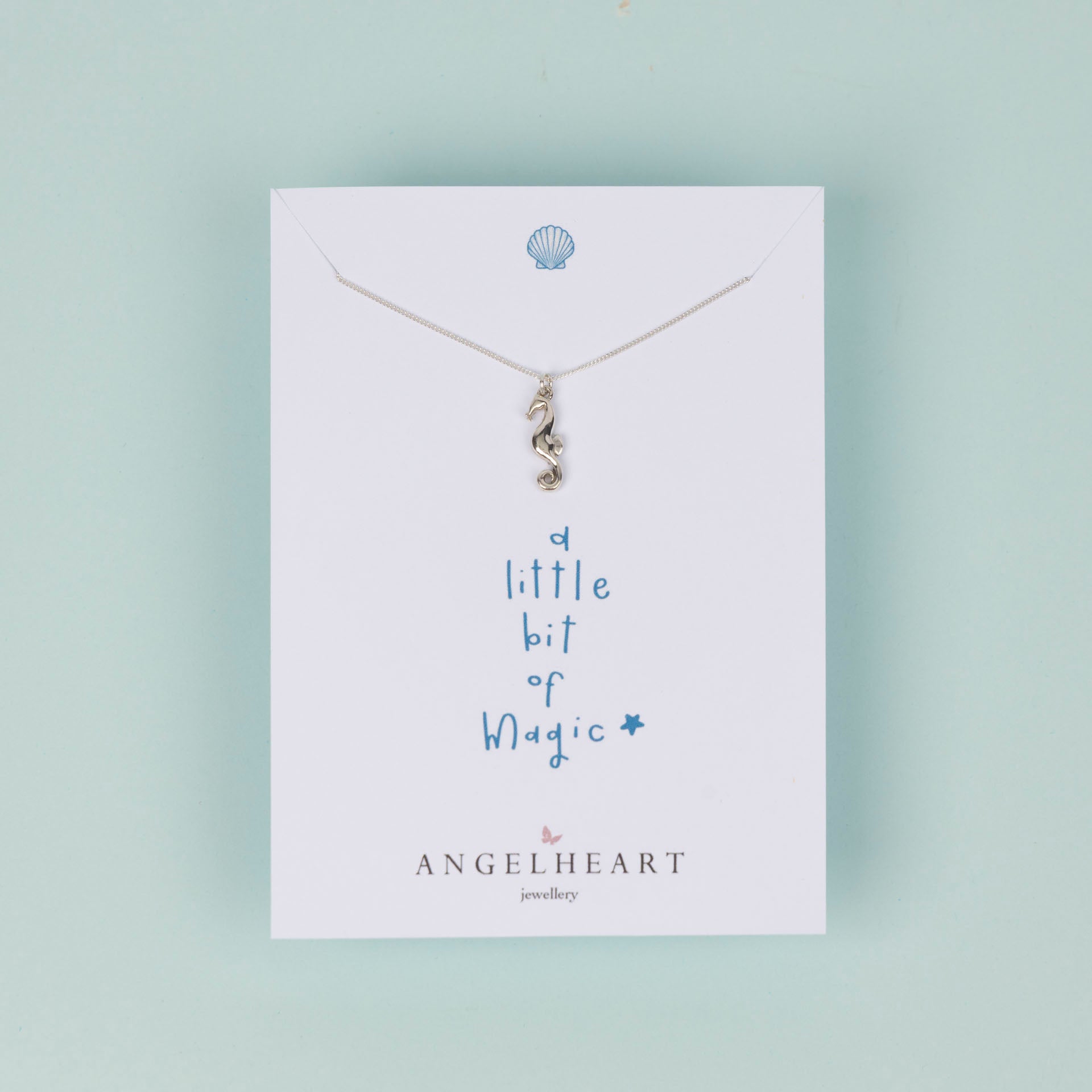 Seahorse Necklace (sterling silver or gold-dipped)