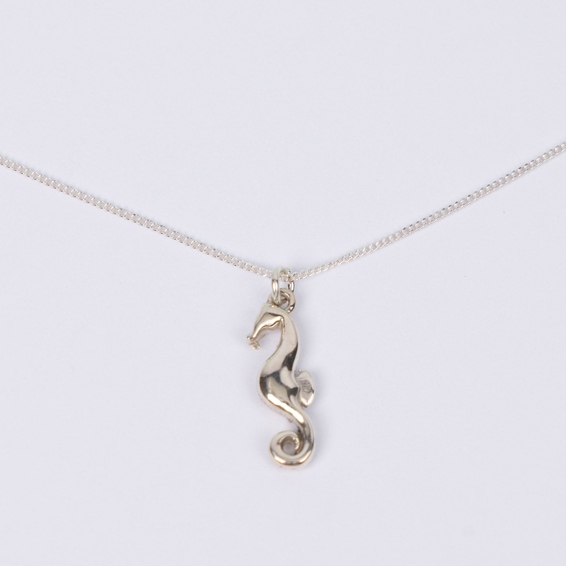 Seahorse Necklace (sterling silver or gold-dipped)