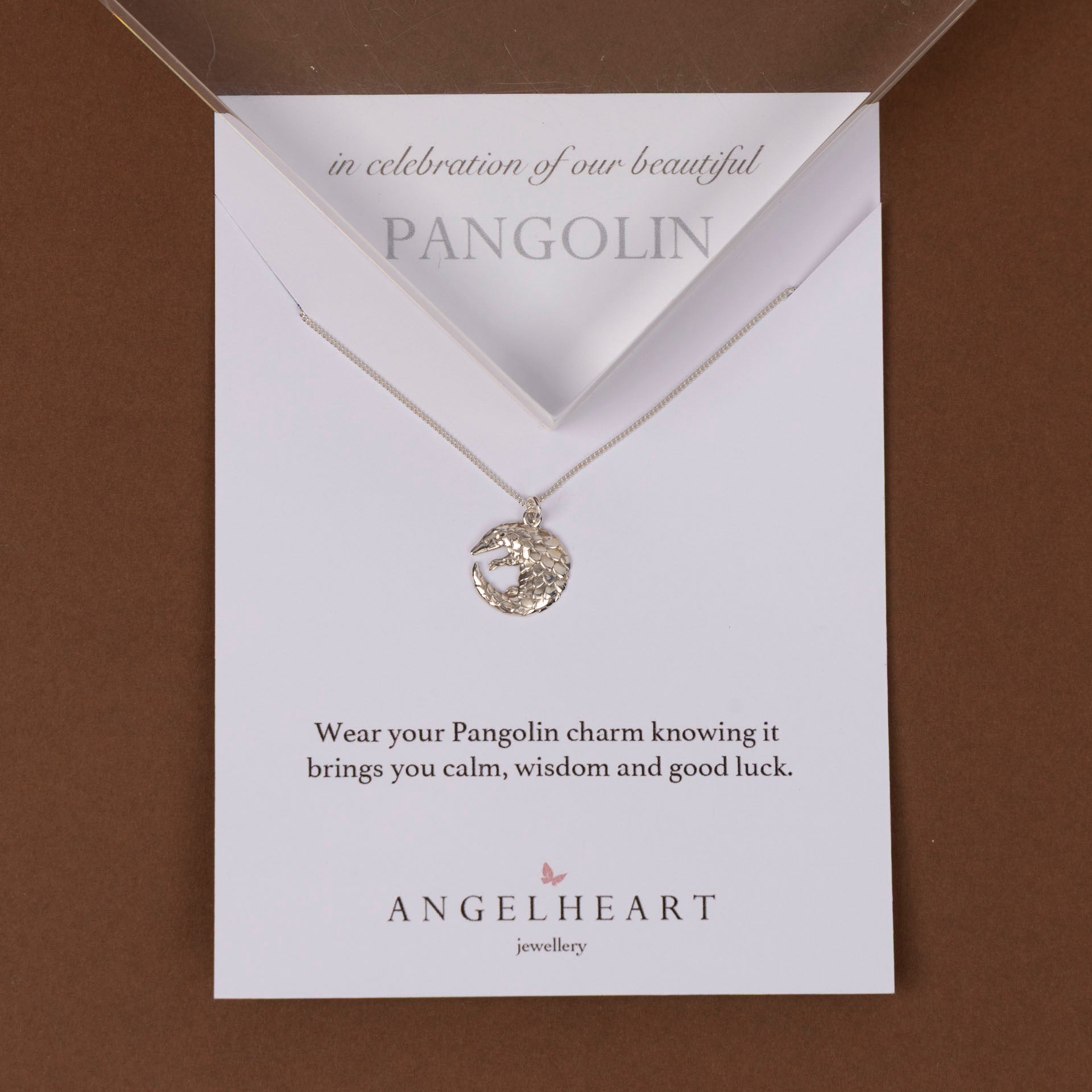 Pangolin Necklace (sterling silver or gold-dipped)