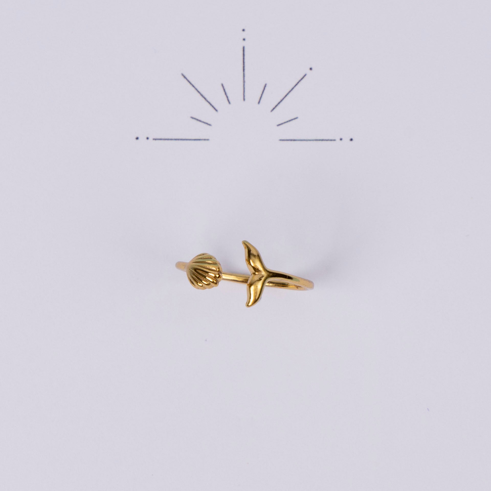 Sea-renity Ring (gold-dipped)