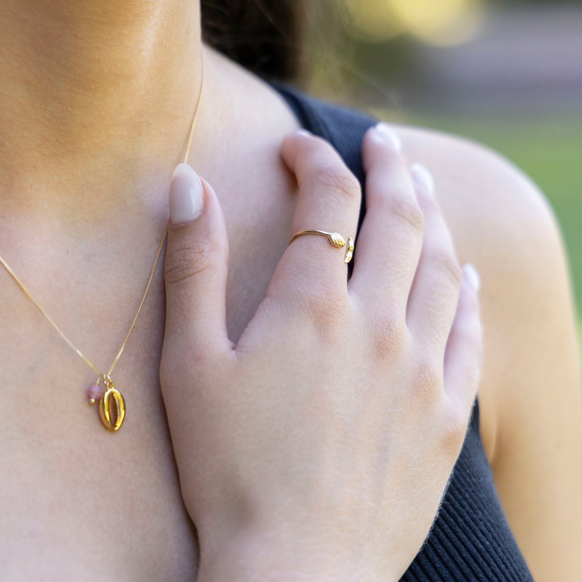 Sea-renity Ring (gold-dipped)