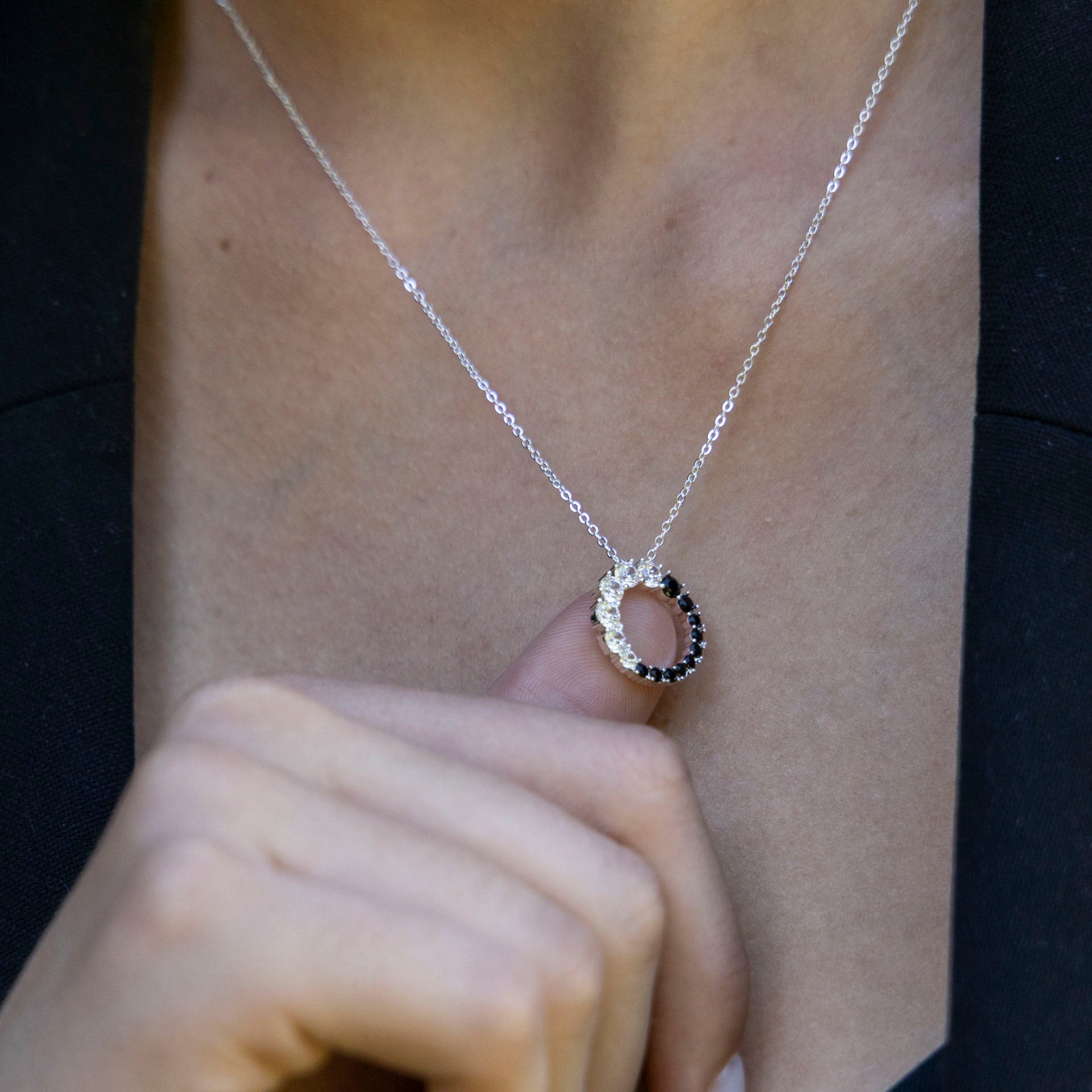 Eclipse Duo Sparkle Necklace