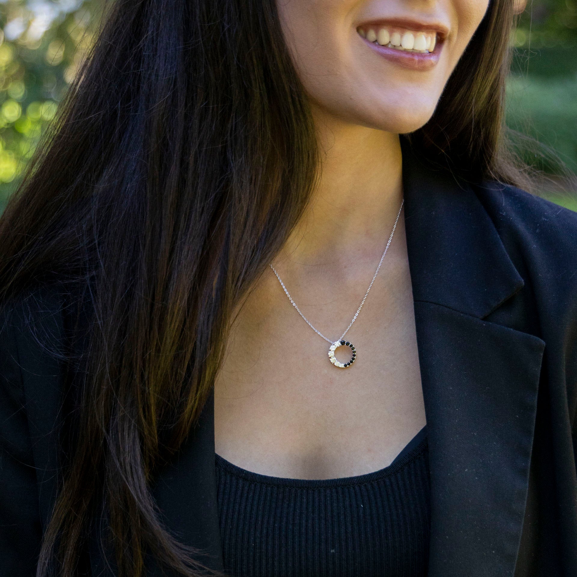 Eclipse Duo Sparkle Necklace