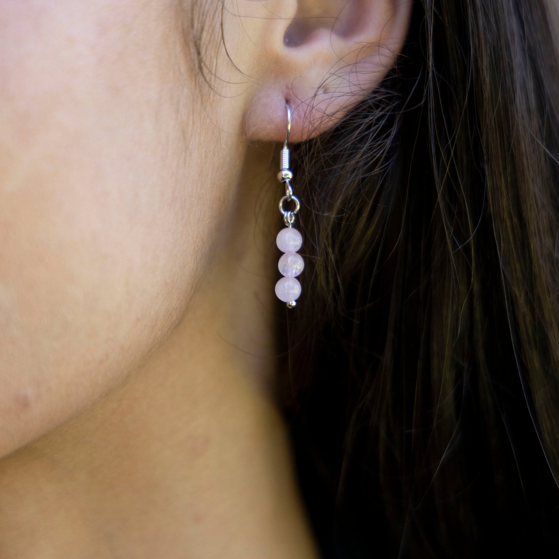Gemstone Drop Earrings