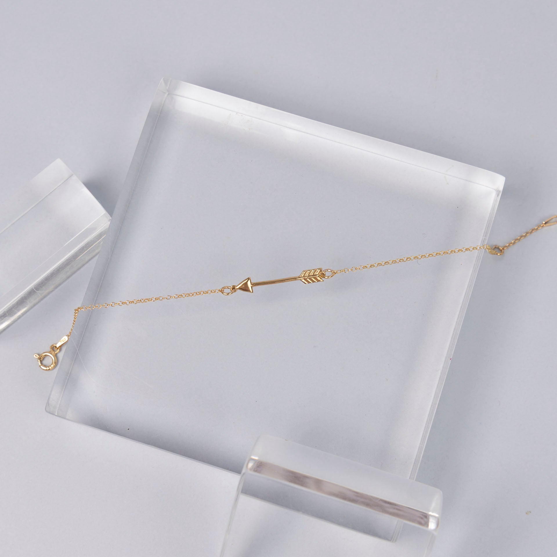 "Follow Your Arrow" Bracelet (sterling silver or gold-plated)