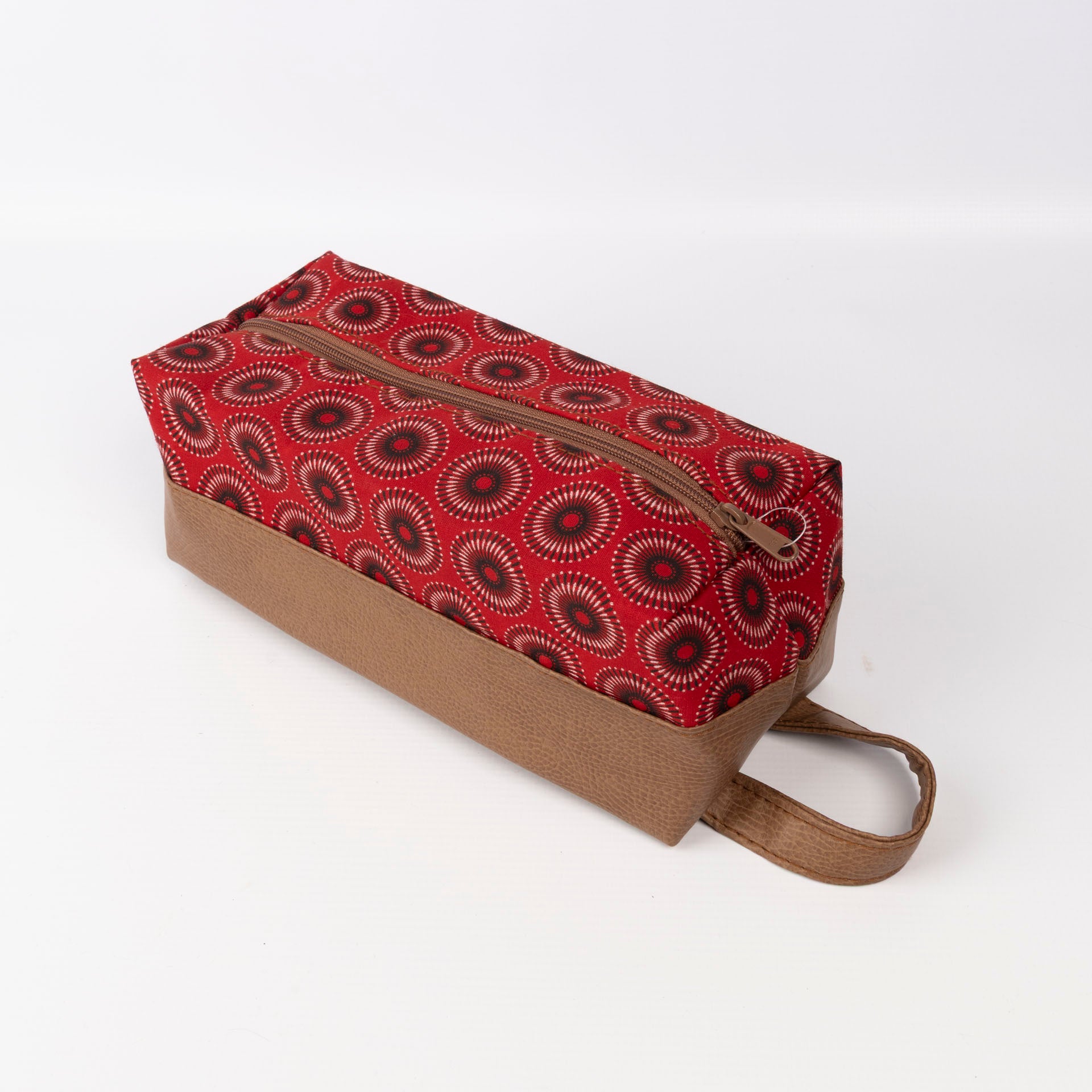 Shwe Leather-Look Toiletry Bag