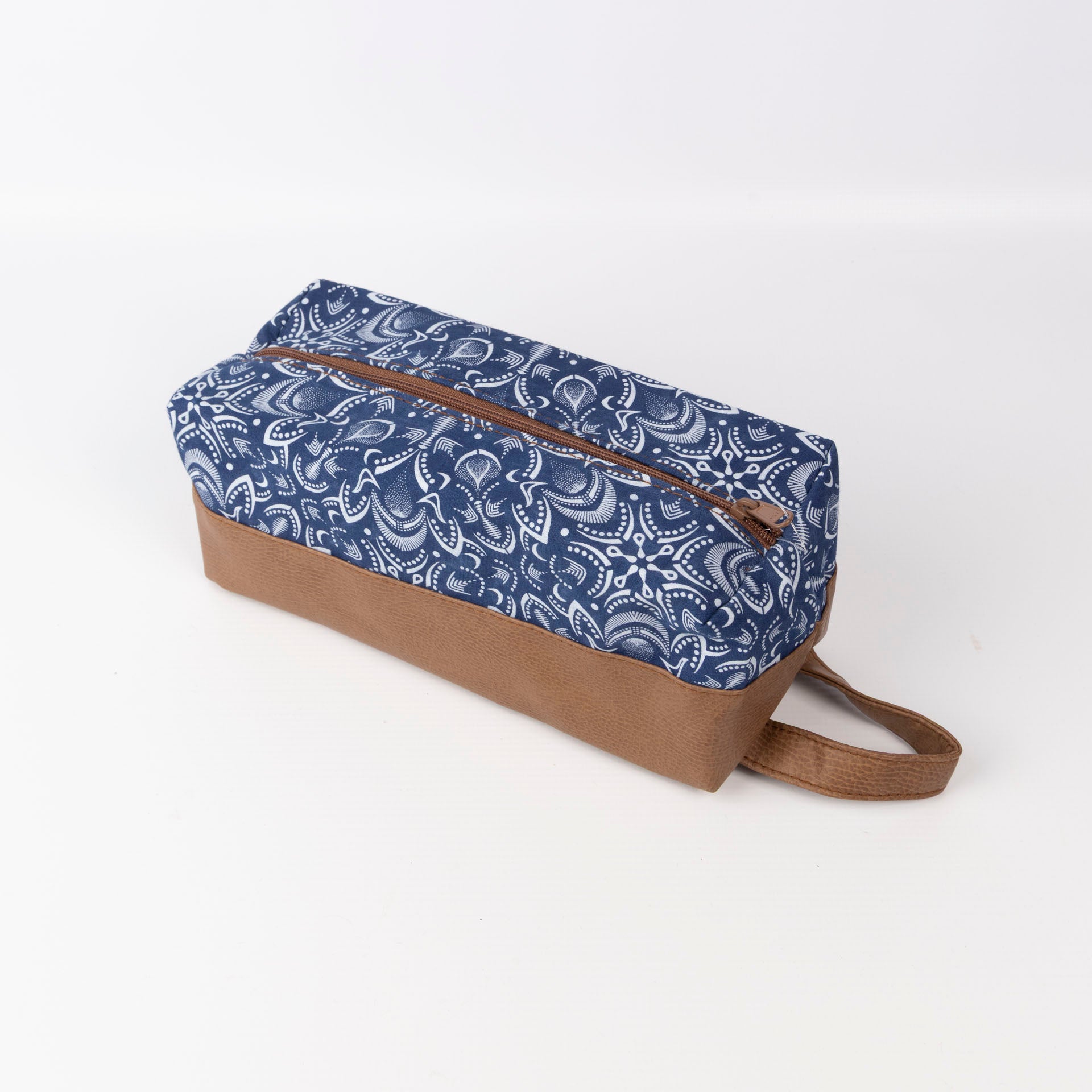 Shwe Leather-Look Toiletry Bag