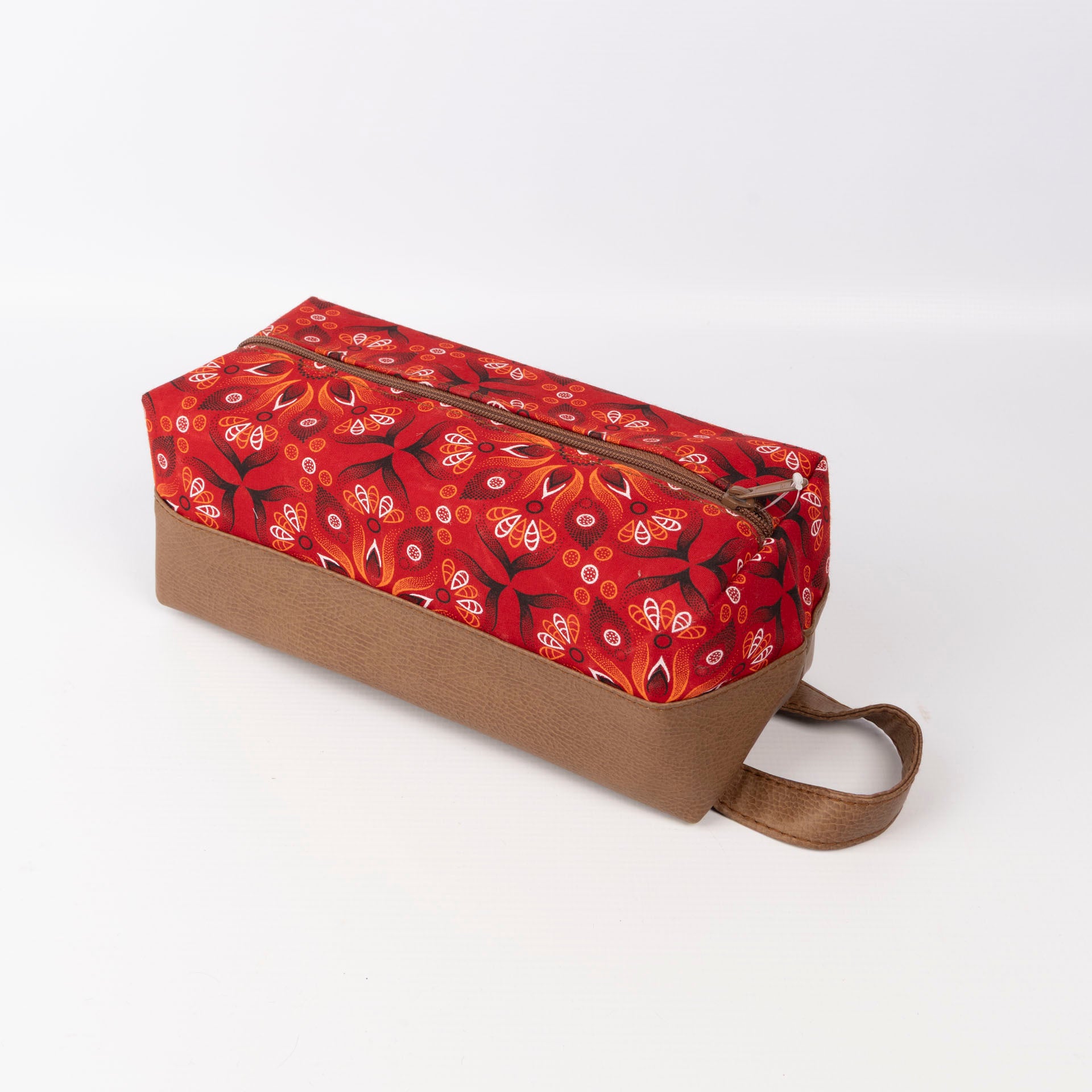 Shwe Leather-Look Toiletry Bag