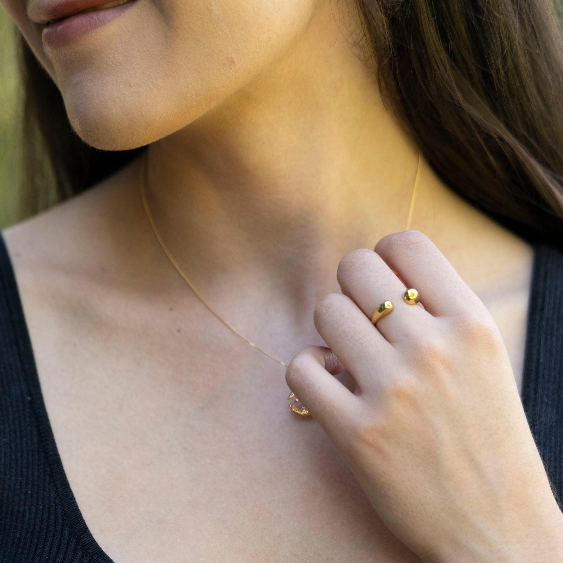 Anthill Ring (gold-dipped)