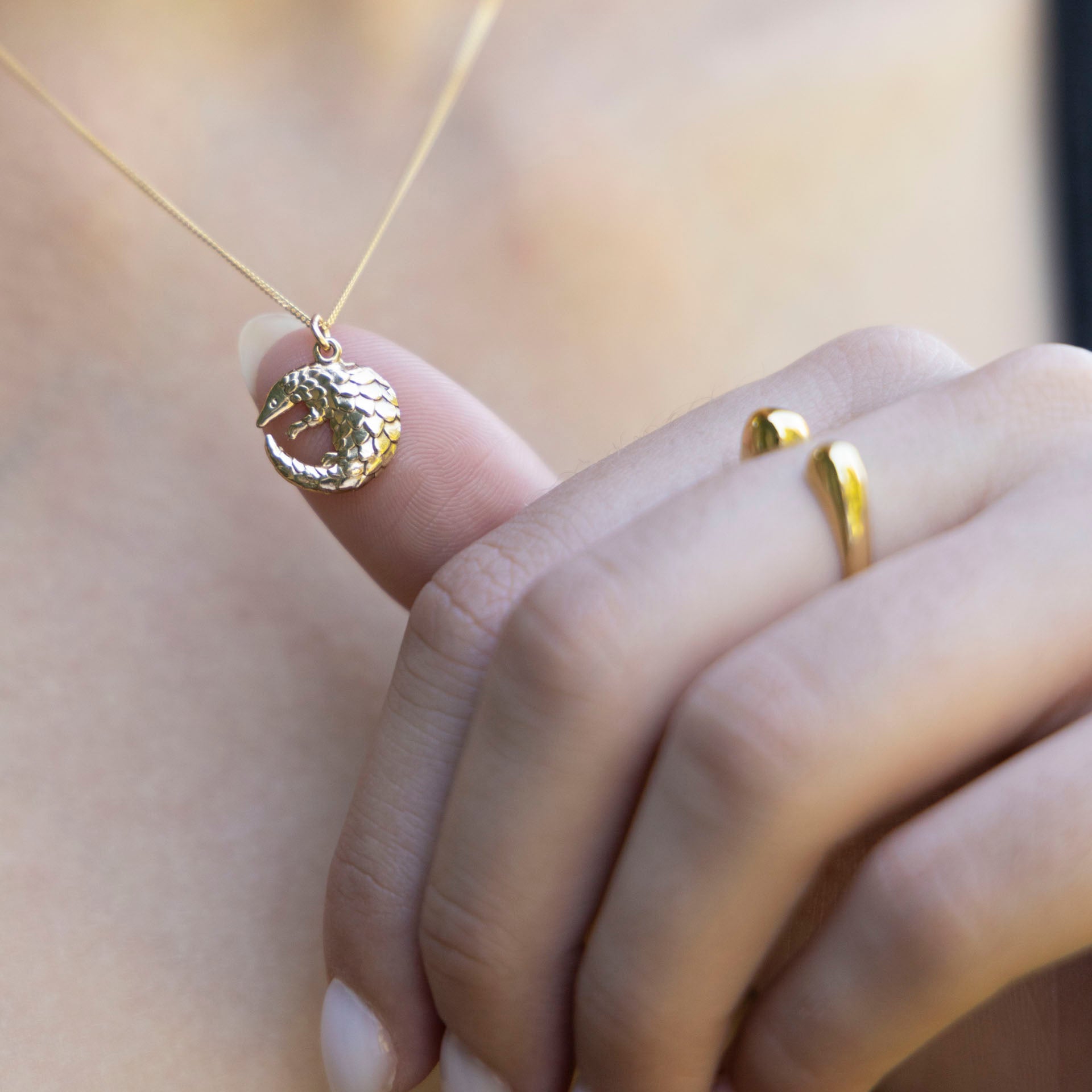 Anthill Ring (gold-dipped)