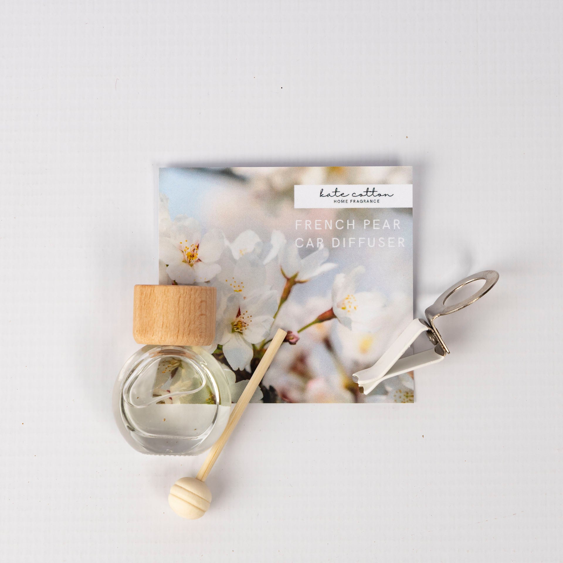 Wooden Car Fragrance Diffuser (assorted fragrances)
