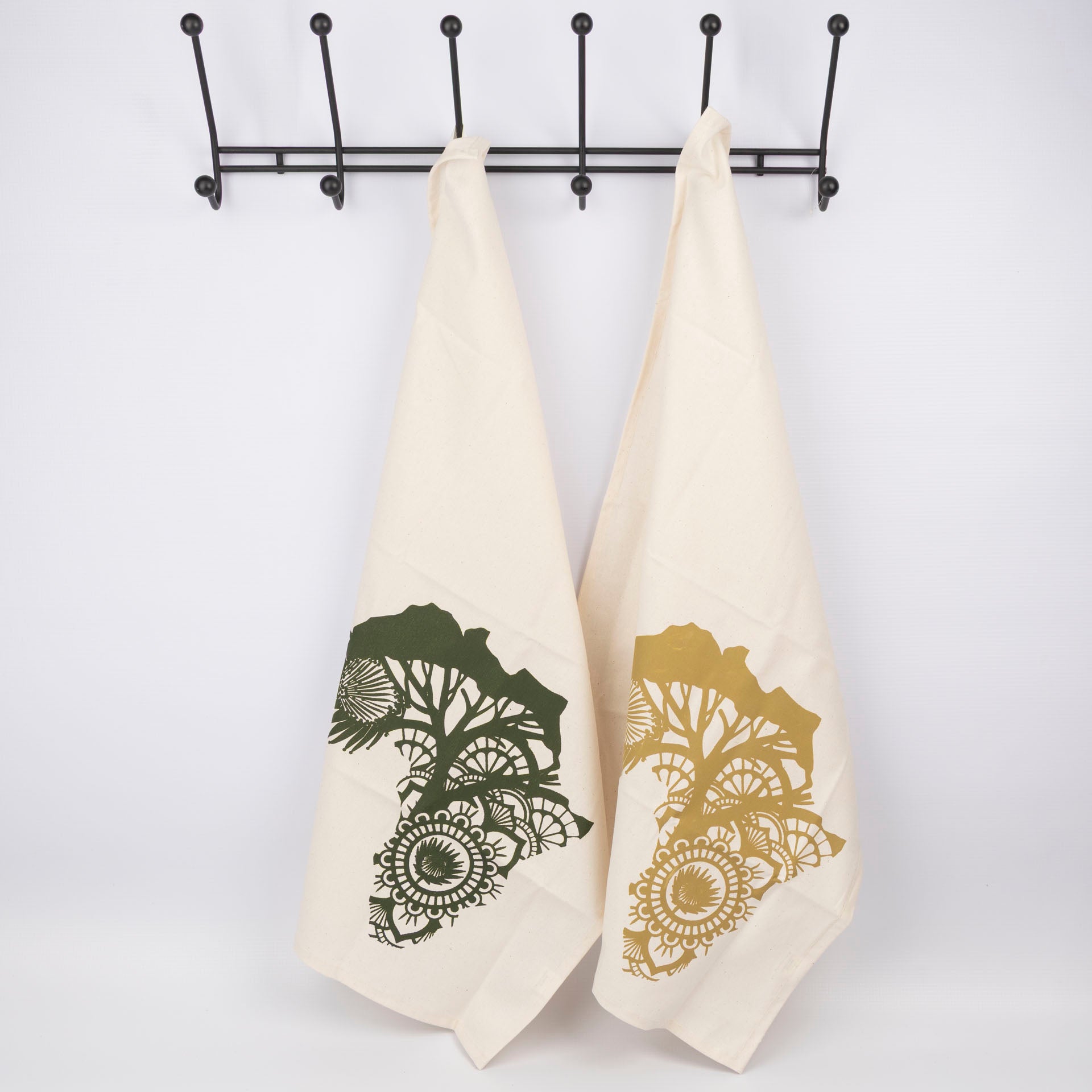 Africa Printed Cotton Tea Towel (assorted)