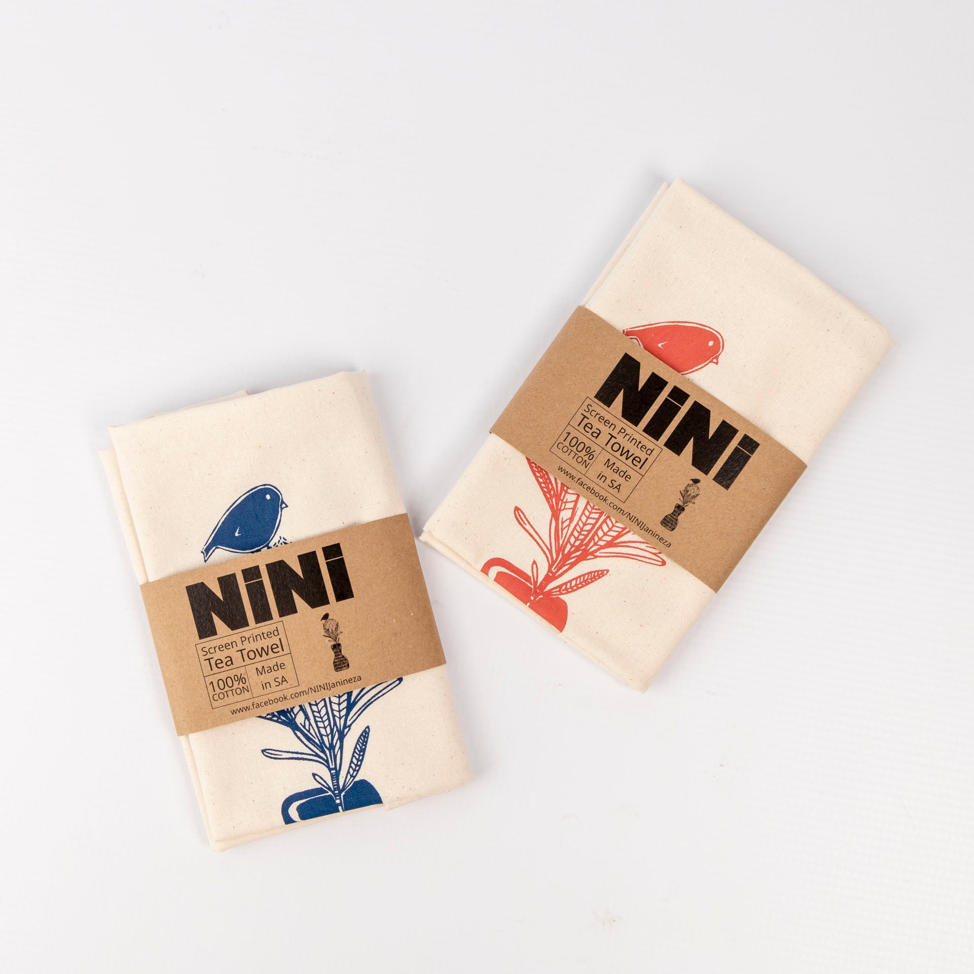 Protea Vase Printed Cotton Tea Towel (assorted)