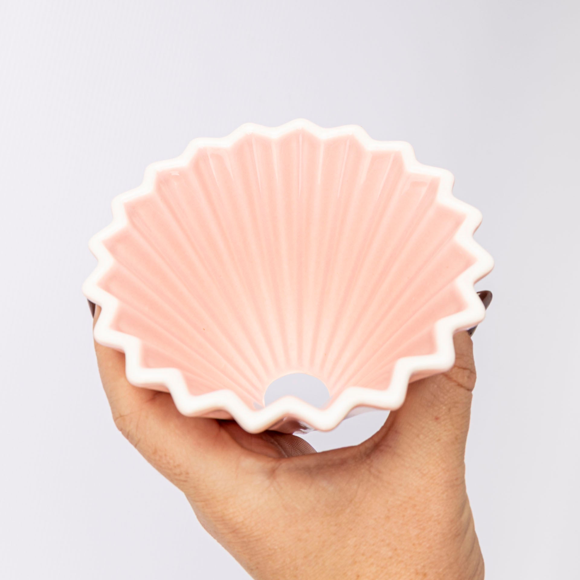 Pour-Over Ceramic Origami-Style Coffee Dripper (assorted colours)