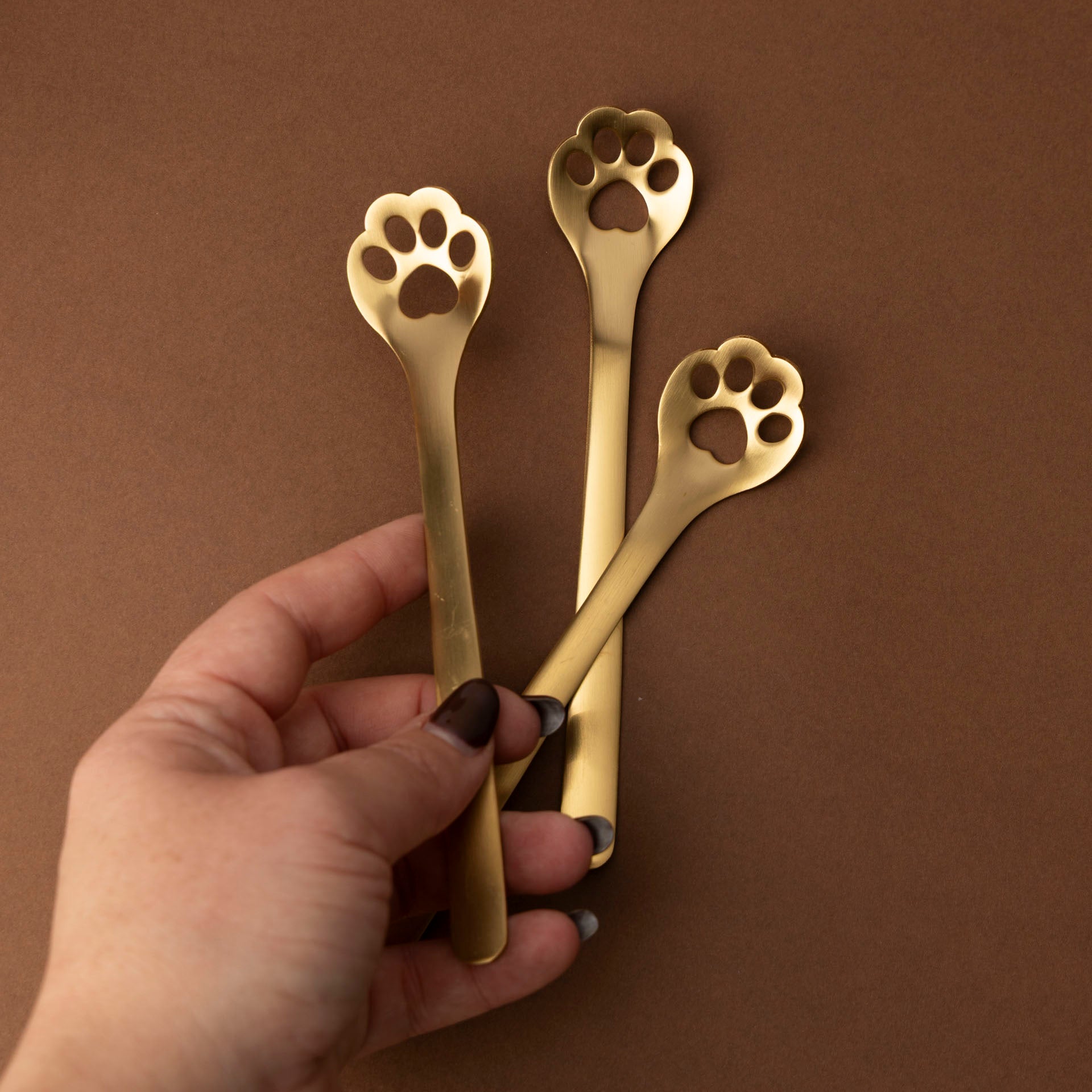 Cat Paw Teaspoons (set of 3)