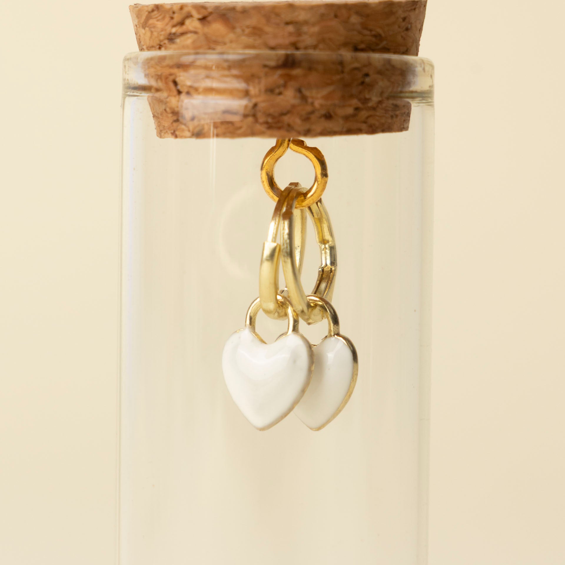 Stainless Steel Dainty Heart Earrings