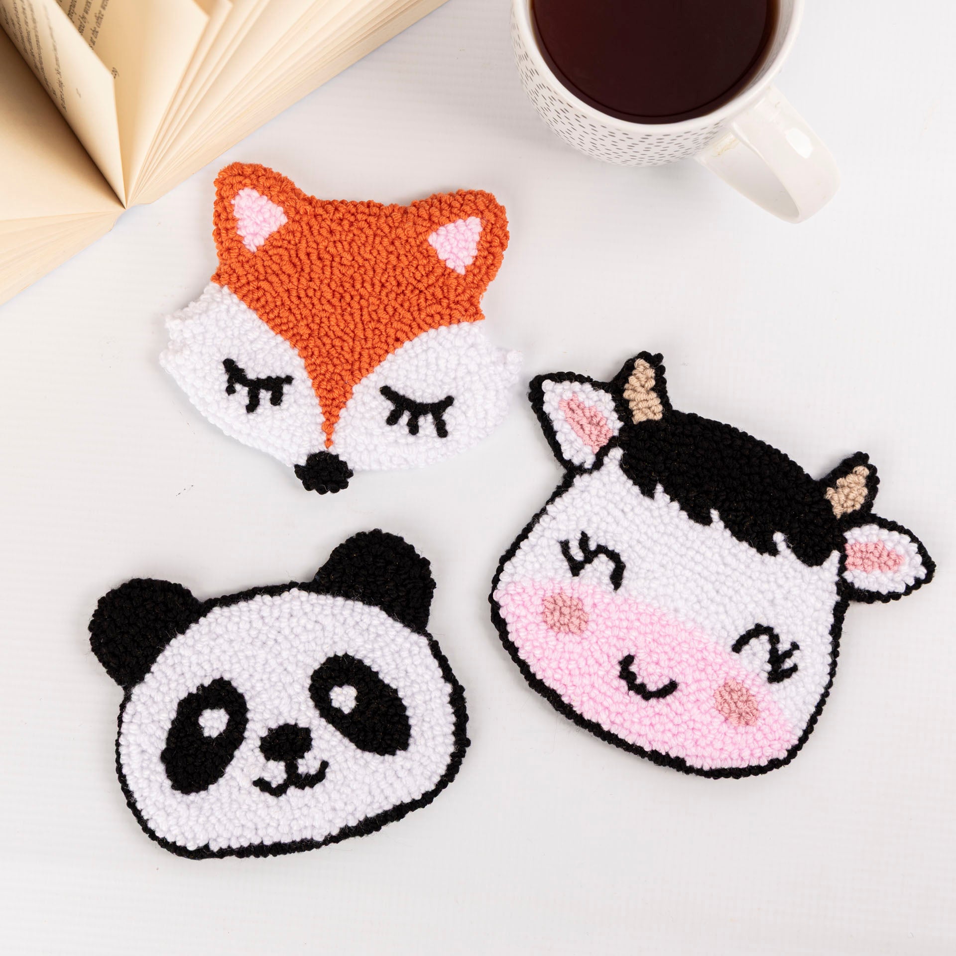 Animal Mug Rugs (assorted)
