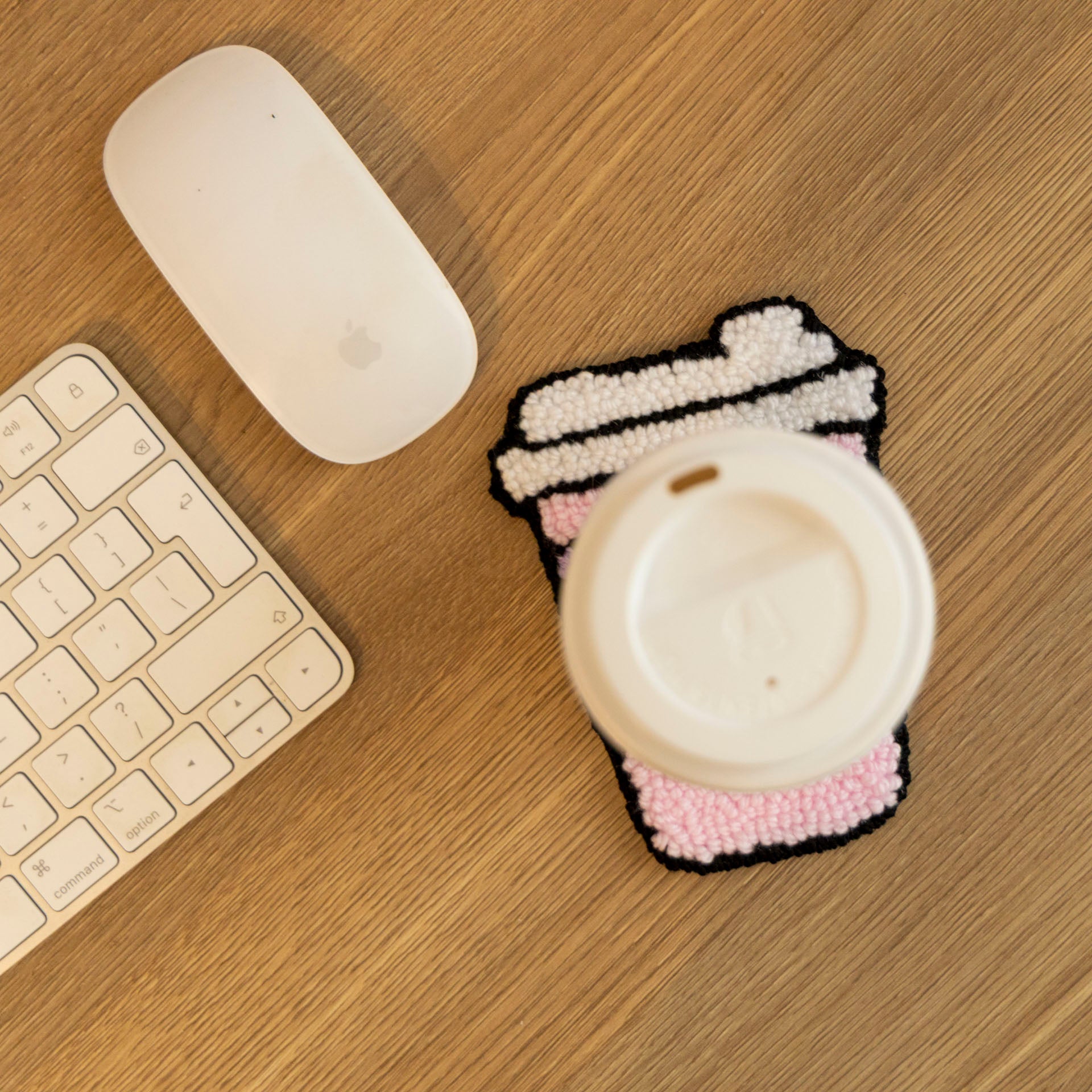 Fave Beverage-to-Go Mug Rugs (Boba, Iced Matcha and Coffee Designs)