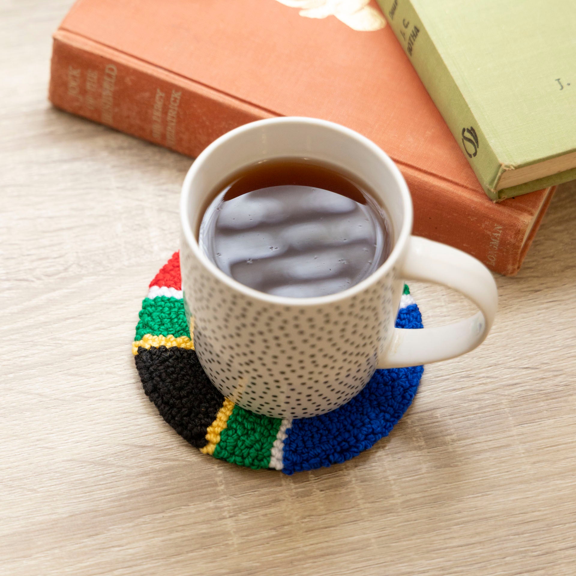 South African Flag Mug Rug