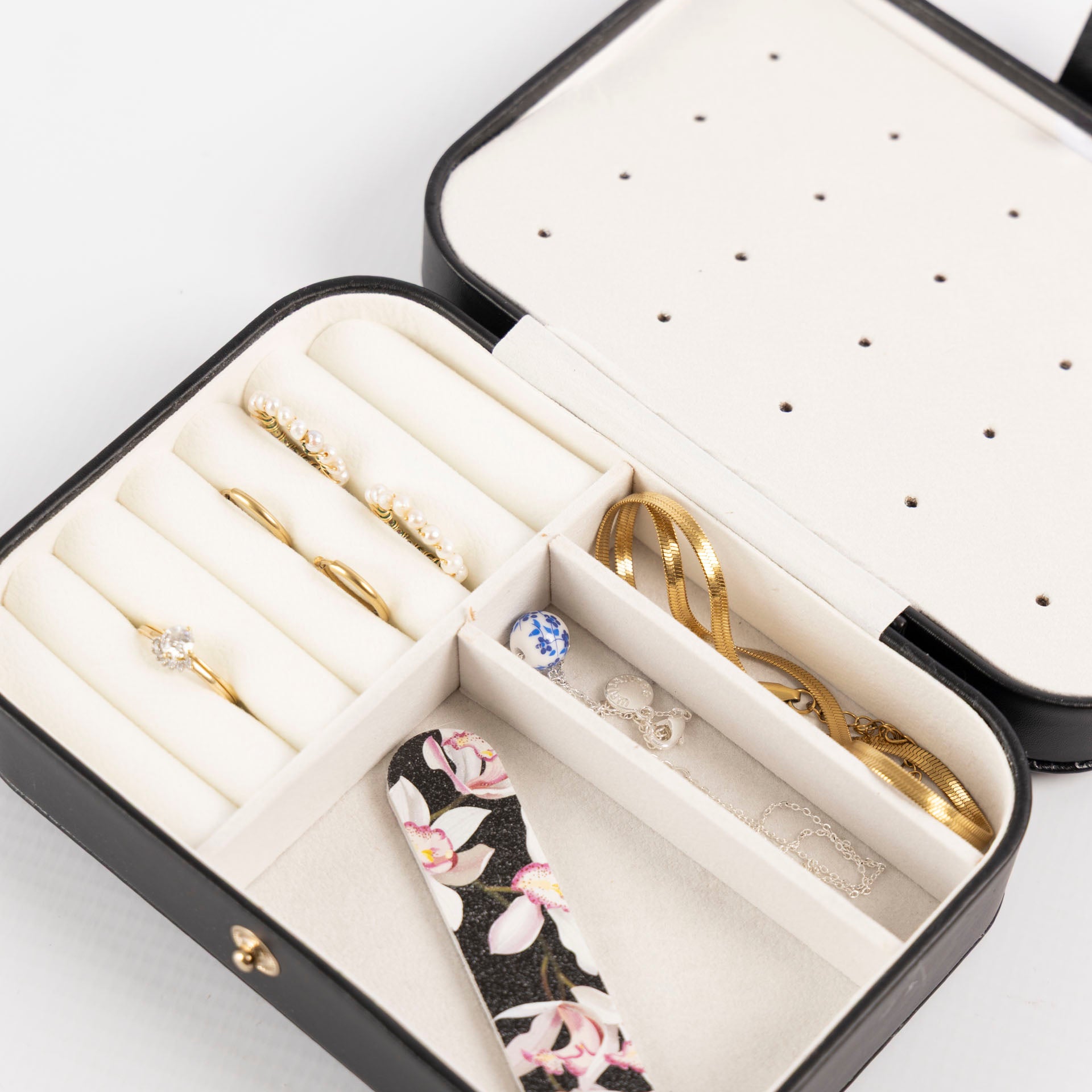 Orchid Oasis Jewellery Travel Case Gift Set