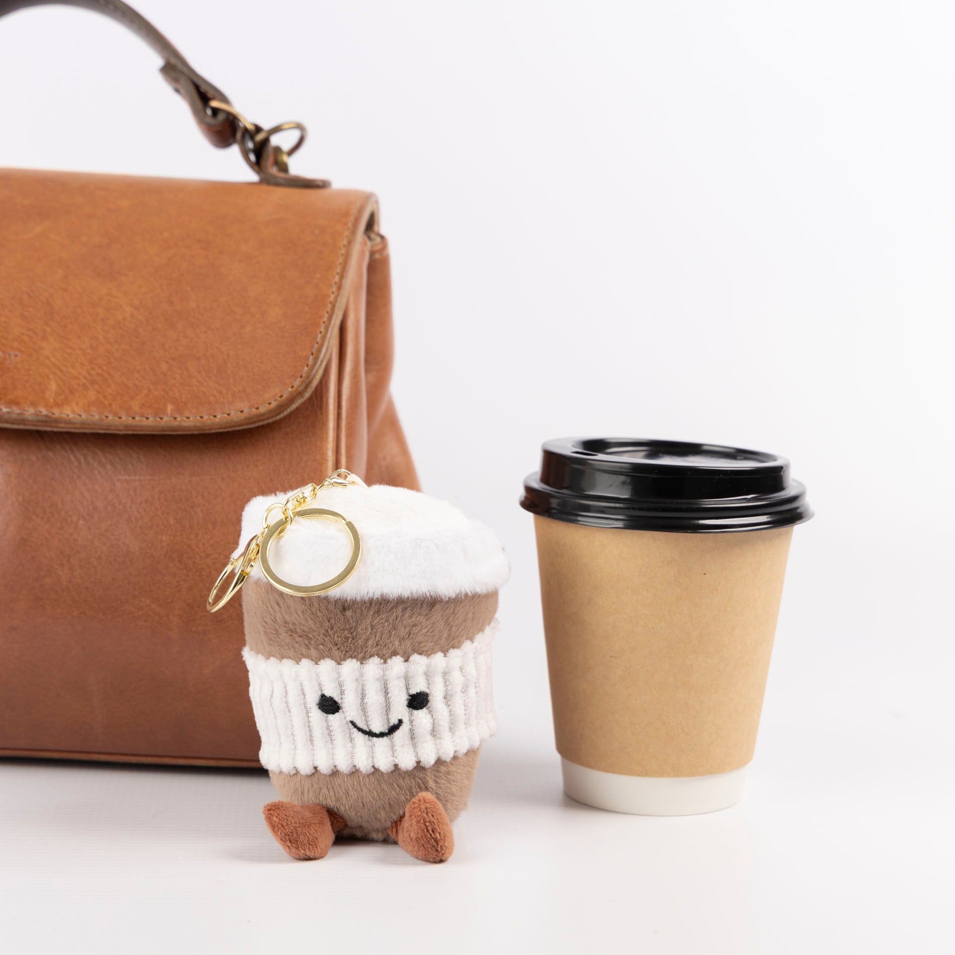 Coffee-to-Go Plush Bag Charm