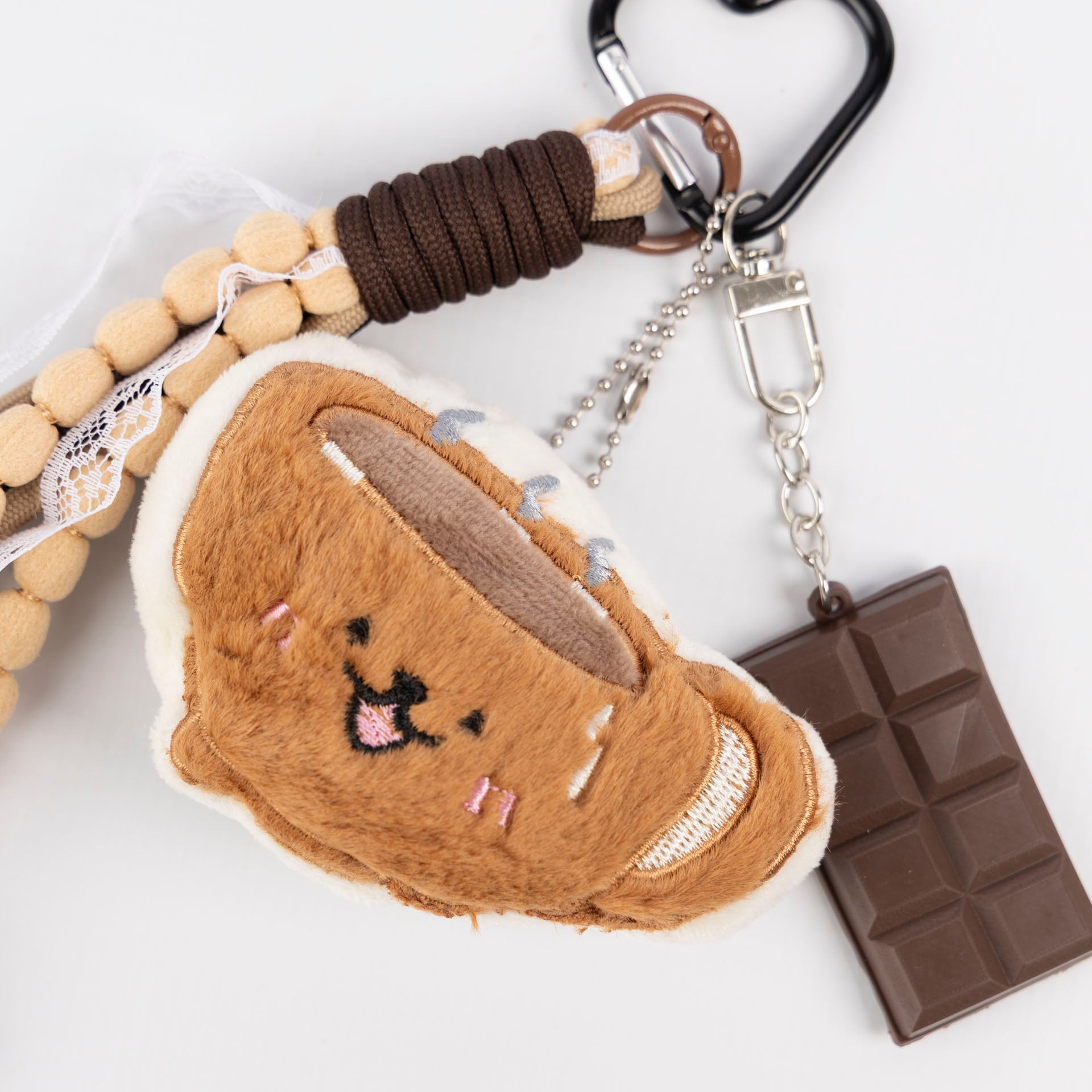 Coffee Mug & Chocolate Plush Bag Charm