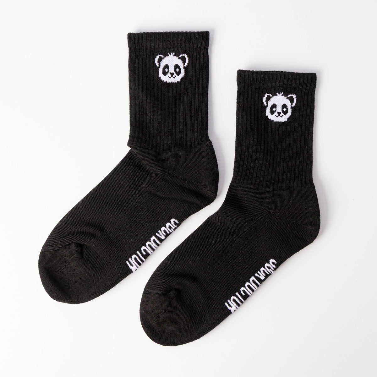 "Panda" Ladies' Ribbed Cotton Socks