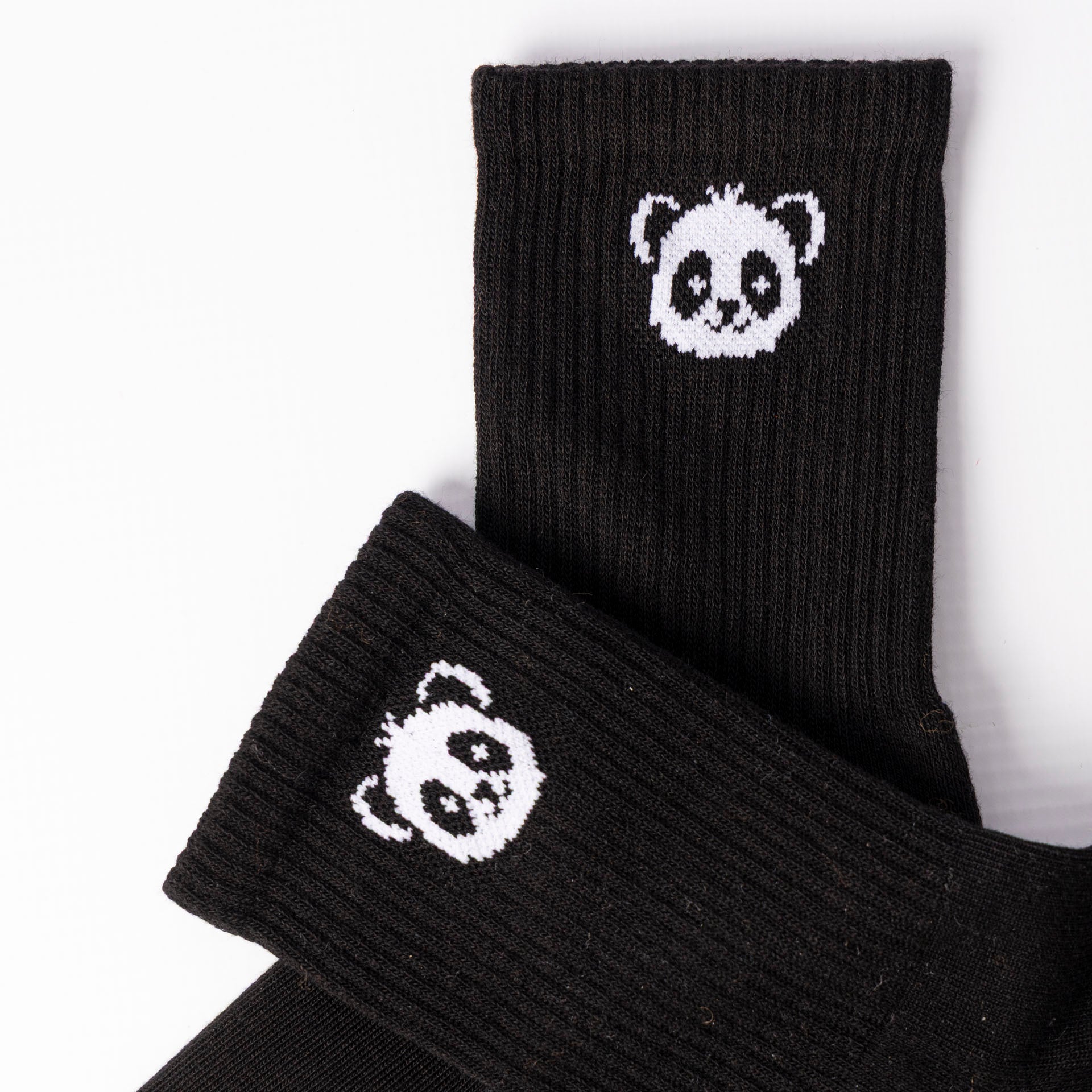 "Panda" Ladies' Ribbed Cotton Socks
