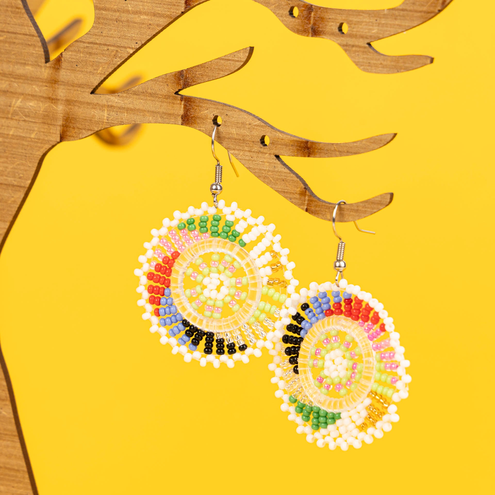 Beaded Hoop Earrings by Project Hope (assorted styles)